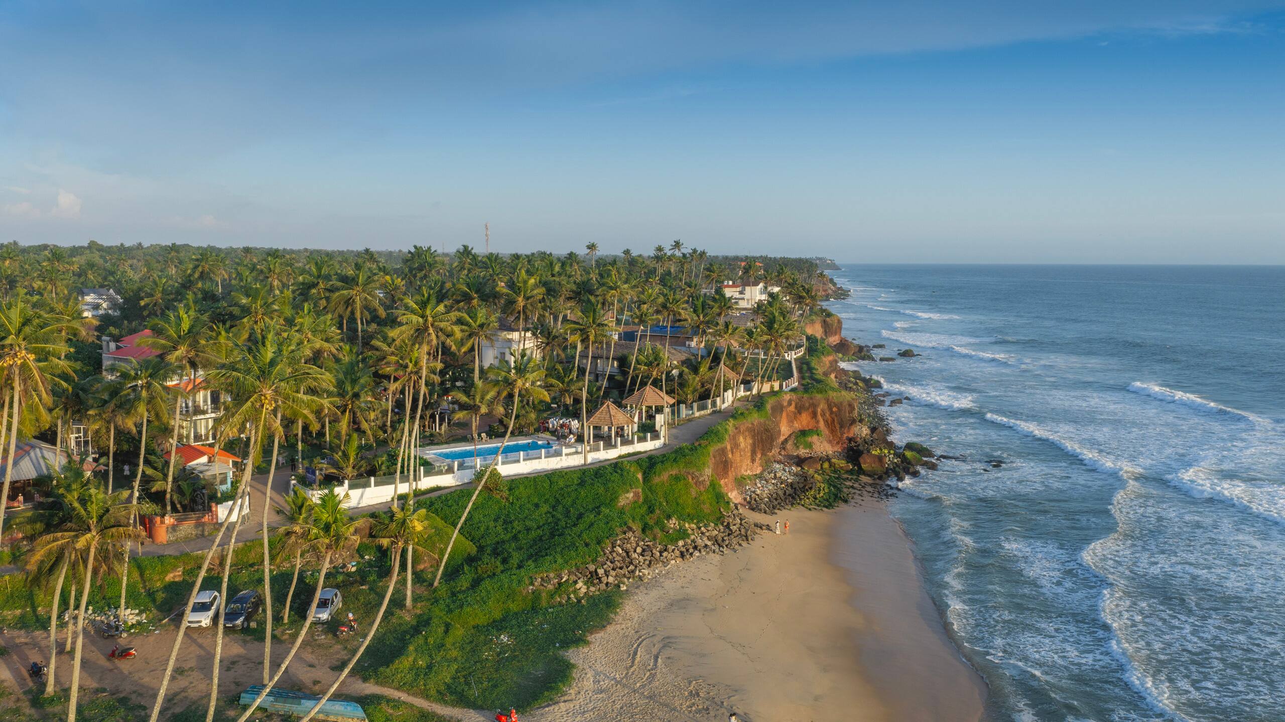Kerala House | Beachfront Estate Ac and Bathroom 8