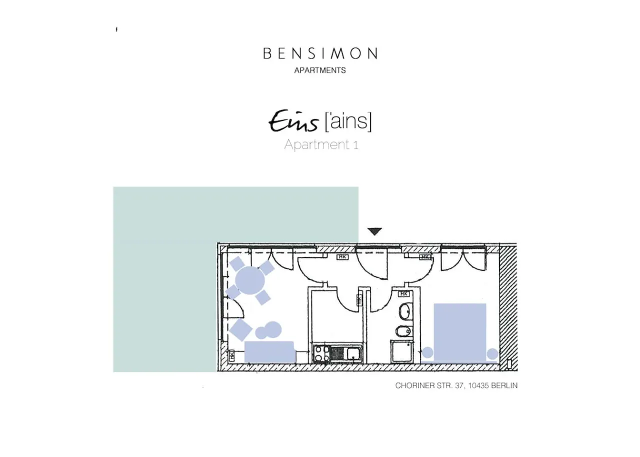 Bright 1 Bedroom Apartment with Terrace — photo 5