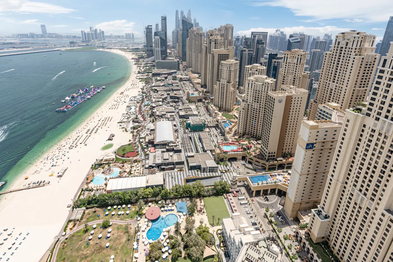 JBR Home w/ incredible View & Private Beach 14