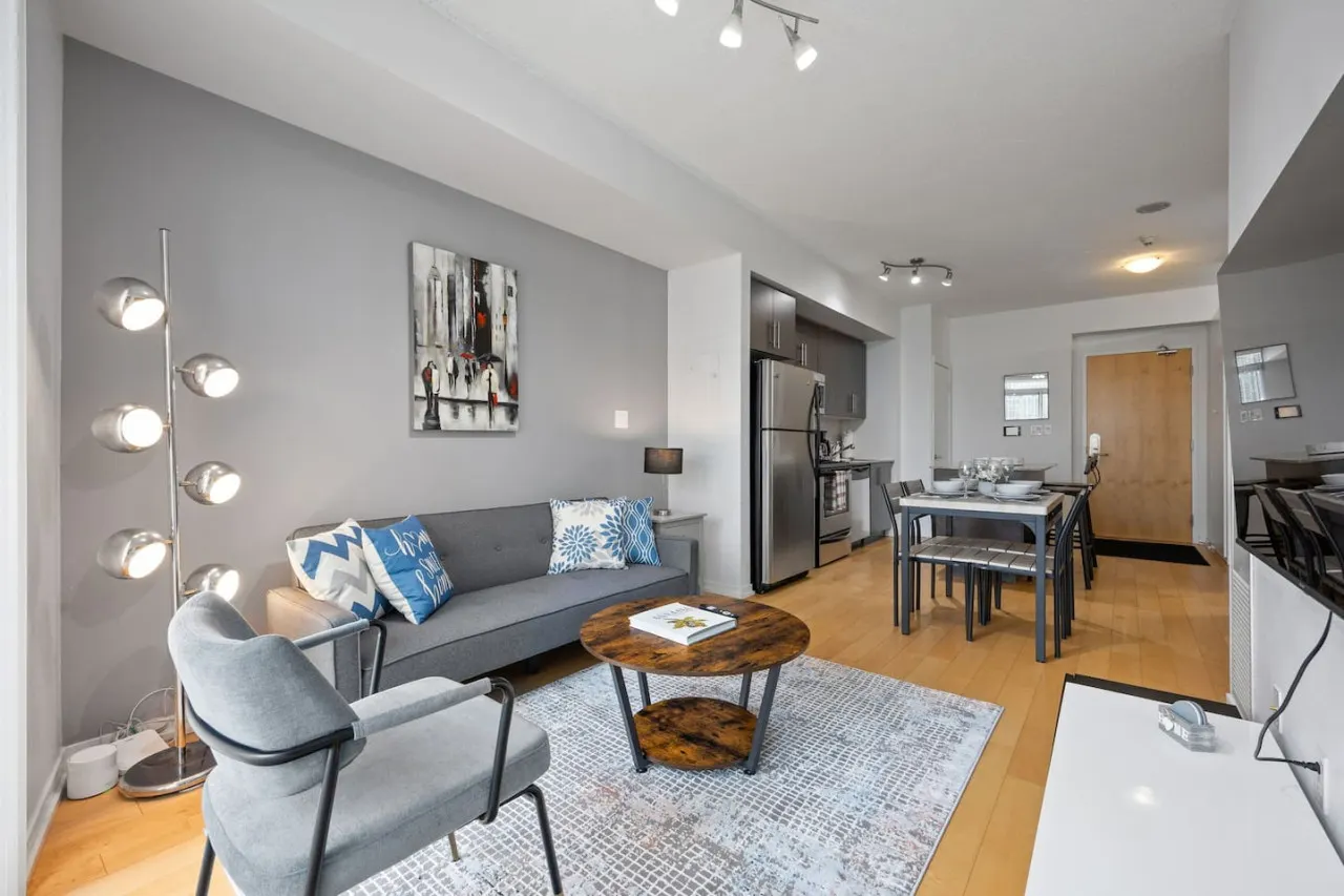 2BR Condo • Prime Location + Lake Views • Parking