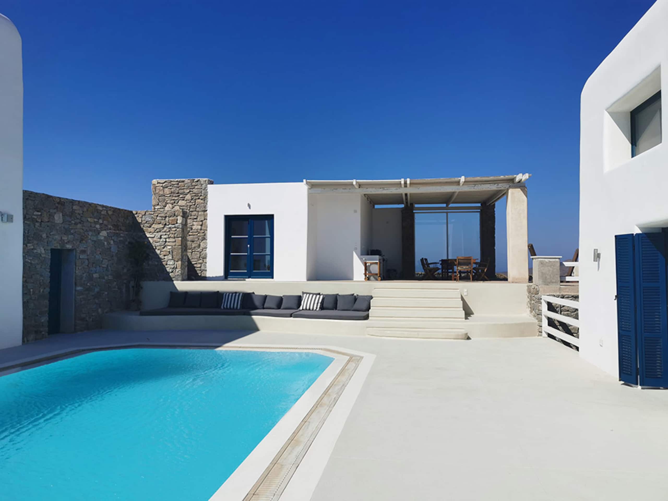 Luxury 2BR Villa | Pool & Sea Views in Panormos