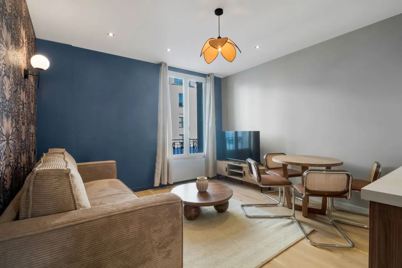 22.Appart 4Pers#1 Bedroom#Père Lachaise #Nation