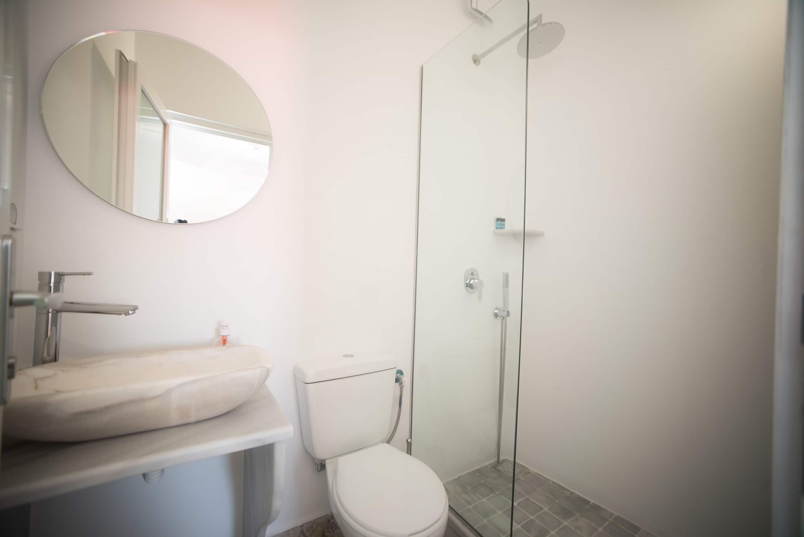 Queen four-bedroom Seaview Cycladic Home 19