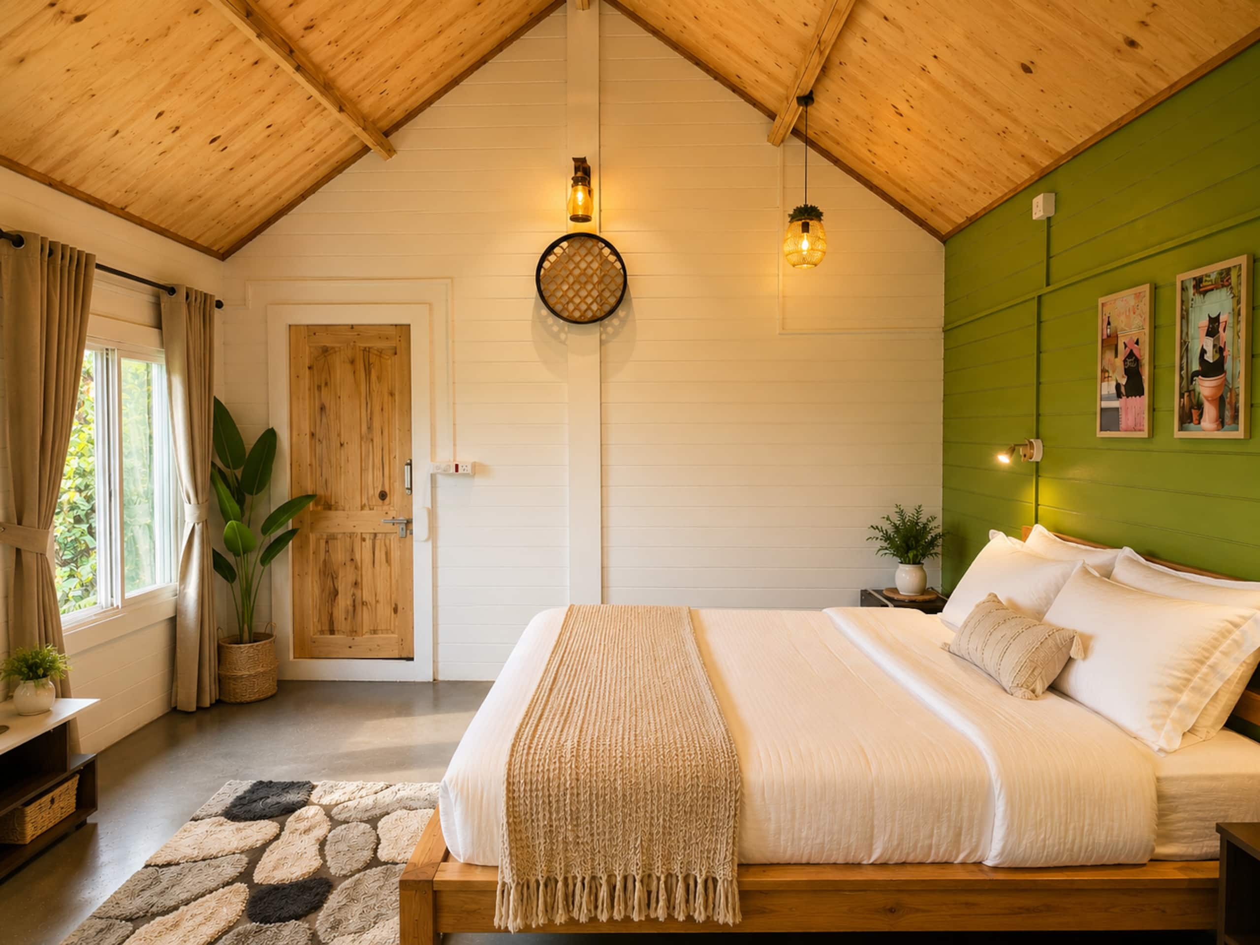 Wooden lux cabin in oxyzone Homestay Coorg 5