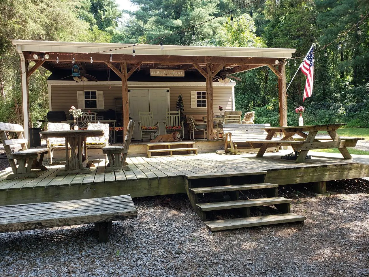 Glamping Clear Spring Maryland 3-Cabin Campground 13