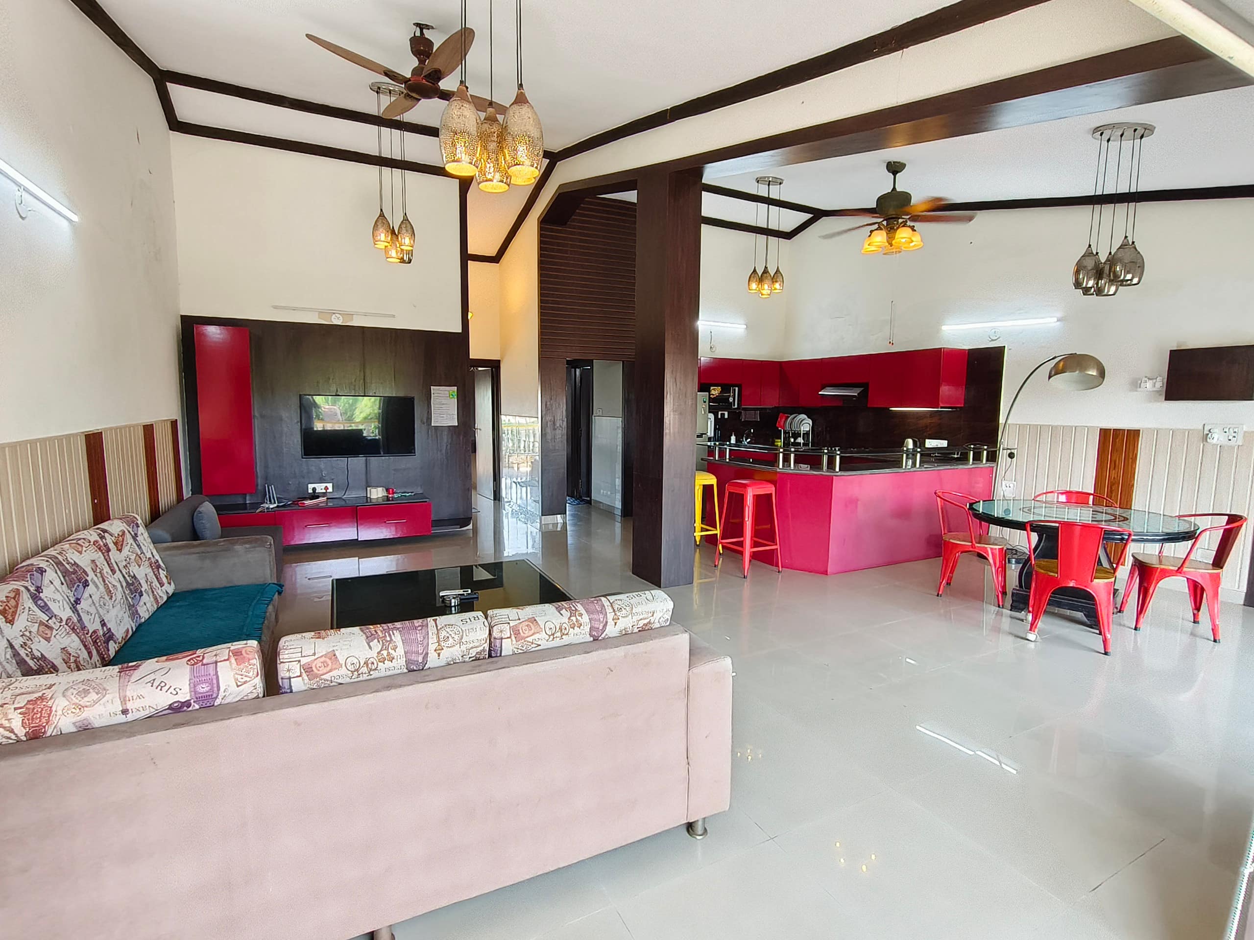 Modern stay-2BHK Flat Wid Pool Near Candolim Beach 14