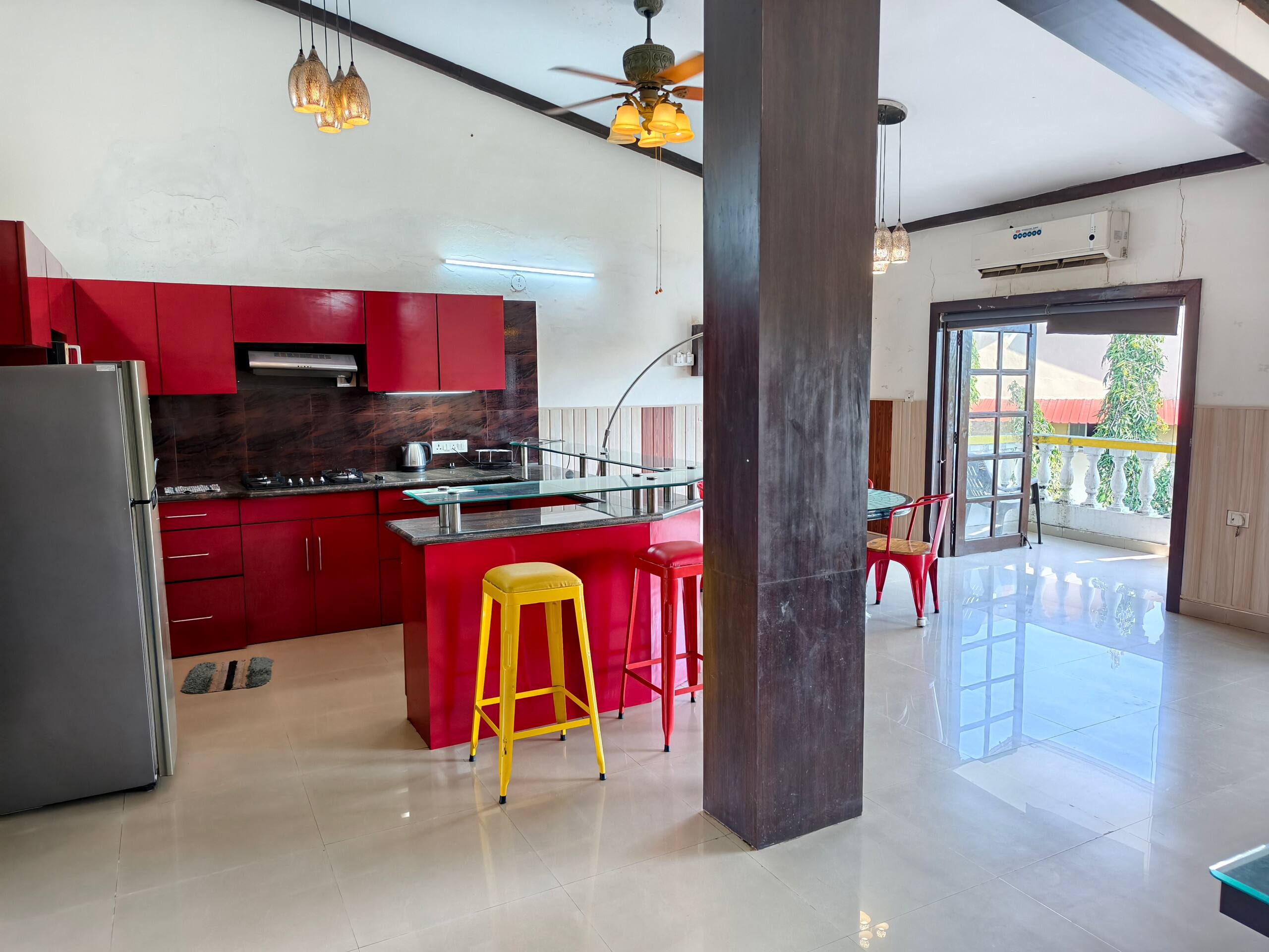 Modern stay-2BHK Flat Wid Pool Near Candolim Beach 18