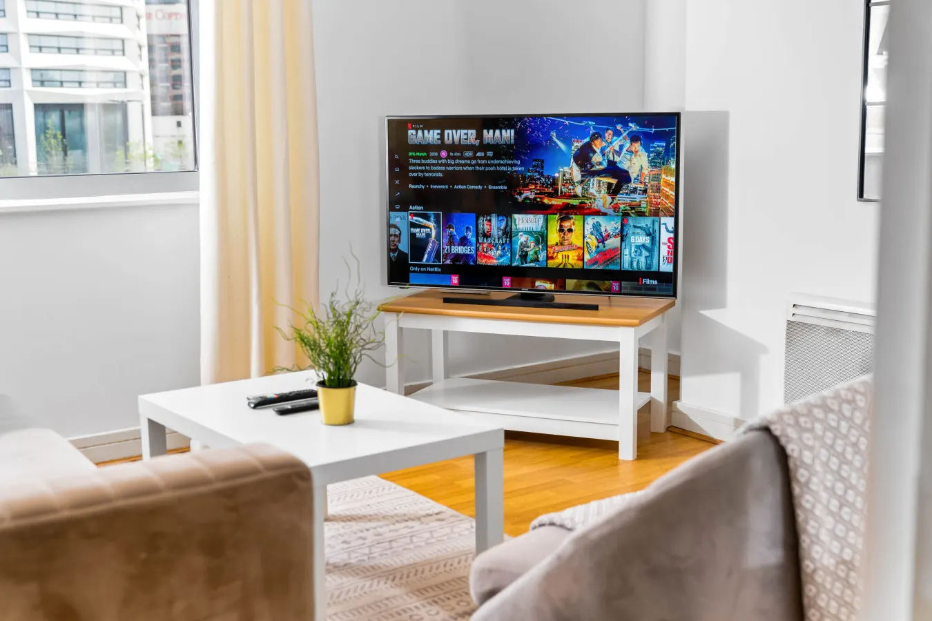 Stylish City Centre Apartment - Smart TV - WIFI 6