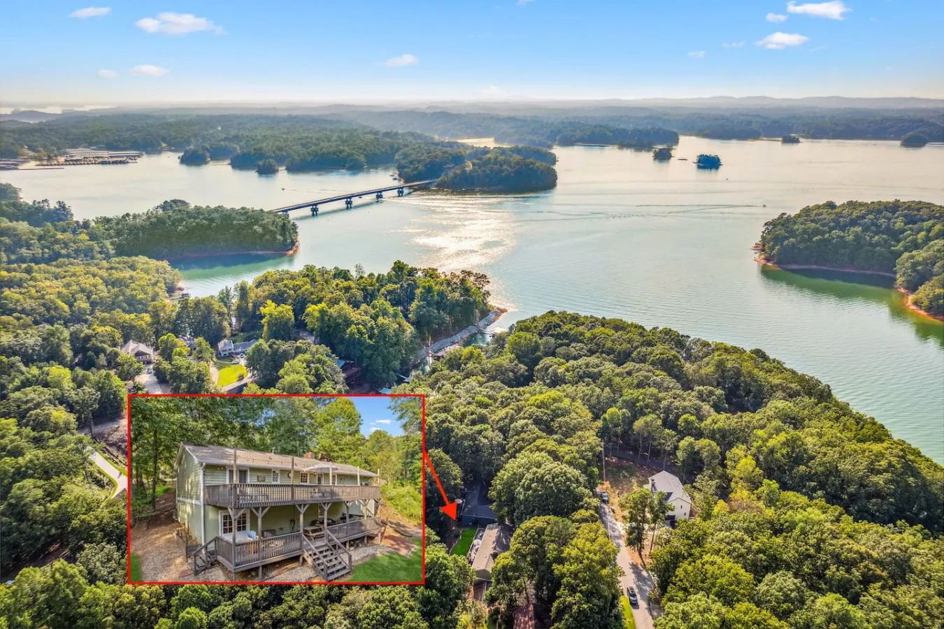 Lake Home with private dock 1