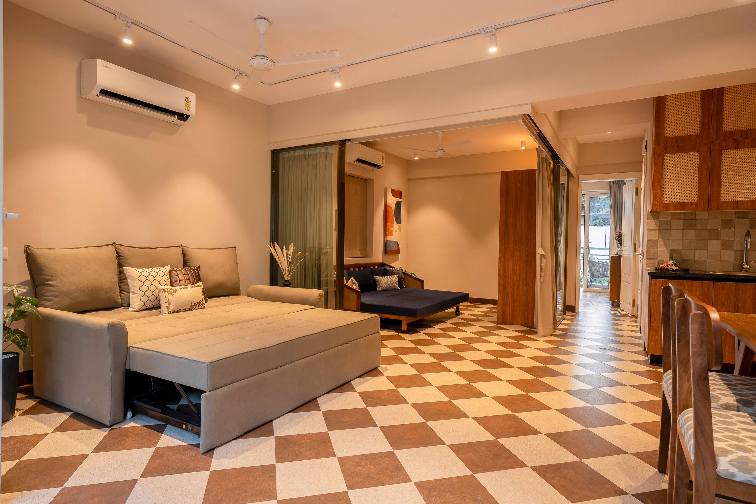 Staymaster Solintra C402 | Sea View 1.5BHK w/ Pool 14