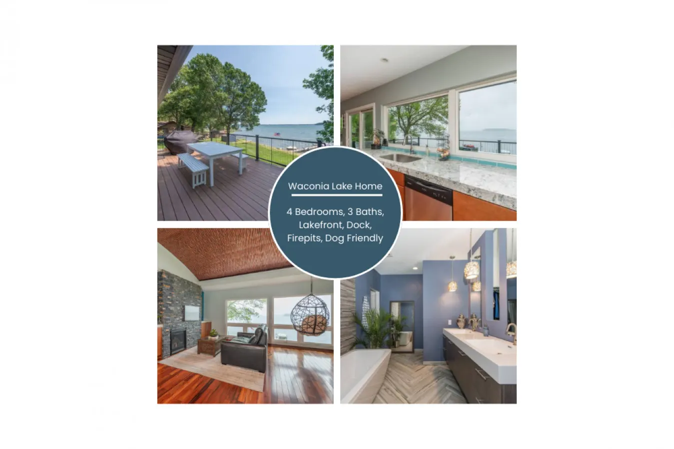 Lake Waconia luxury with dock, kayaks, dogs ok 1