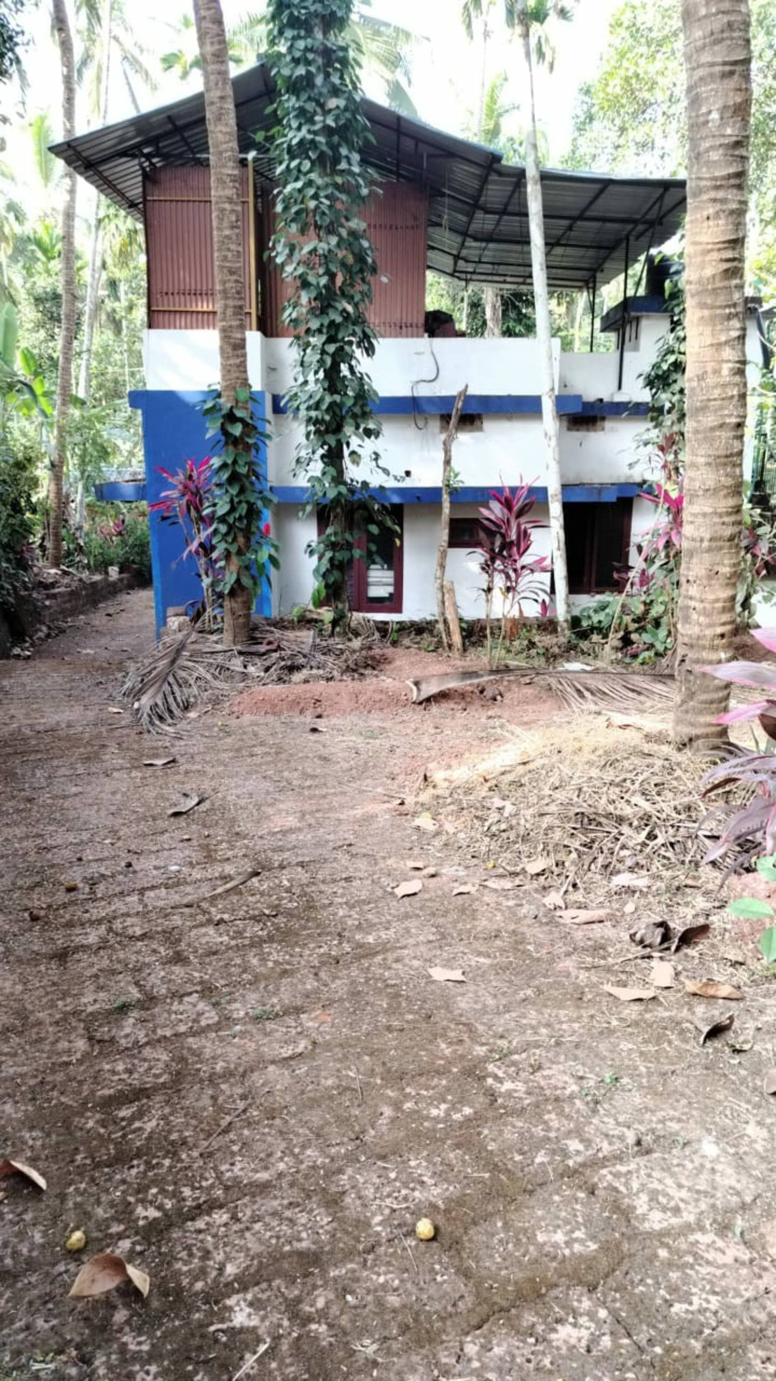 House in farm landscape near city 24