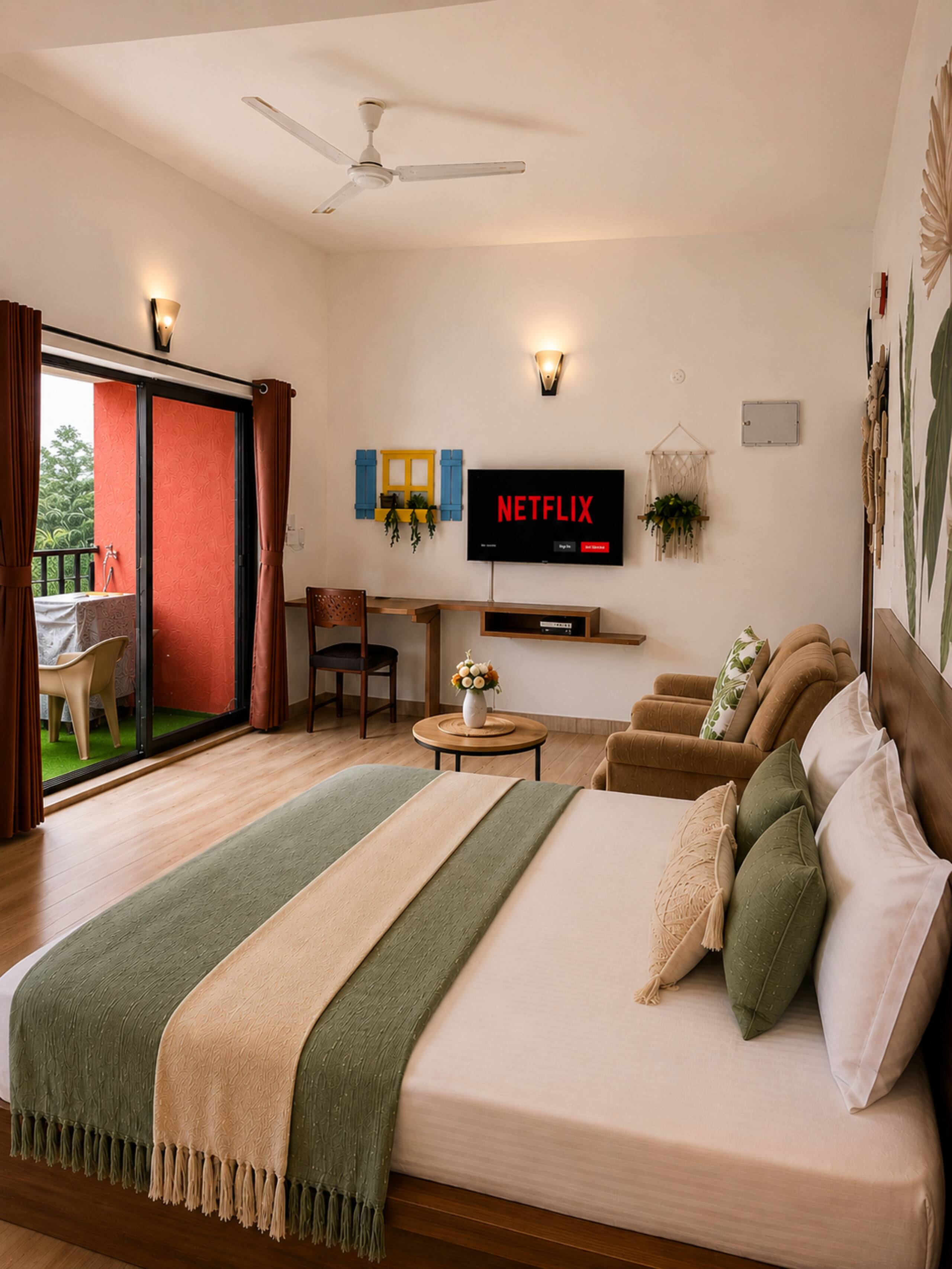 Coastal Escape Studio, 10 Mins to Palolem Beach 9