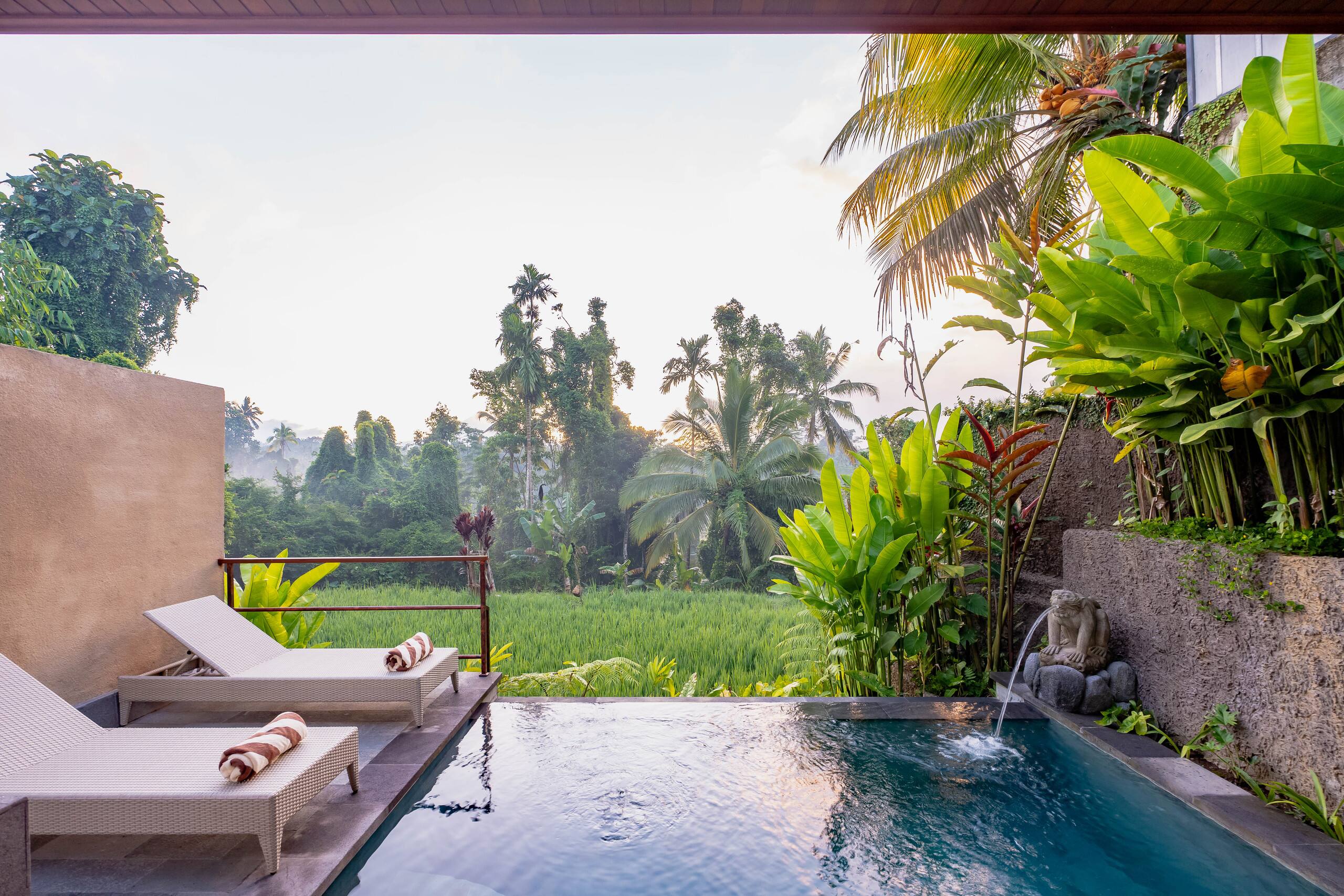 1 Bed Room pool Villa With rice field view 7