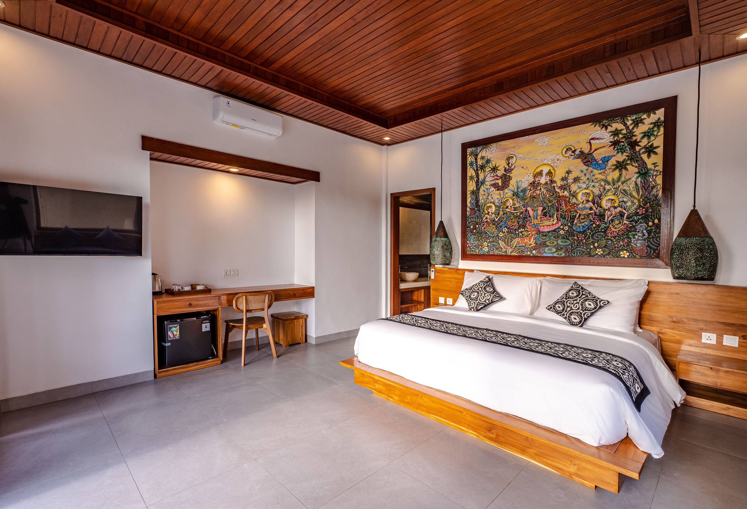 1 Bed Room pool Villa With rice field view 10