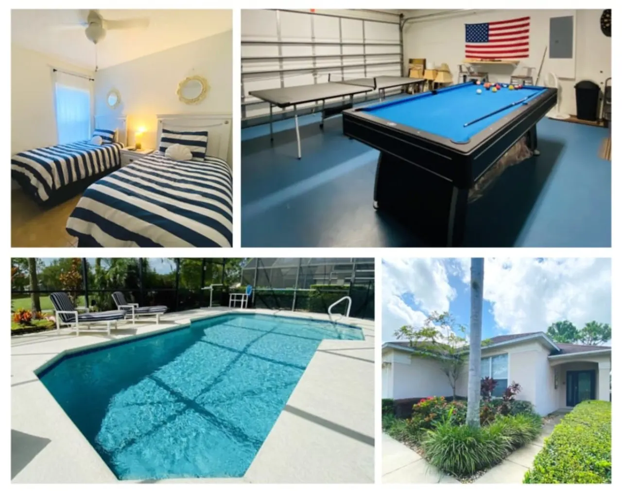 Spacious 4-Bedroom Villa with Private Pool & Game Room in Southern Dunes 🏡🎮⛳