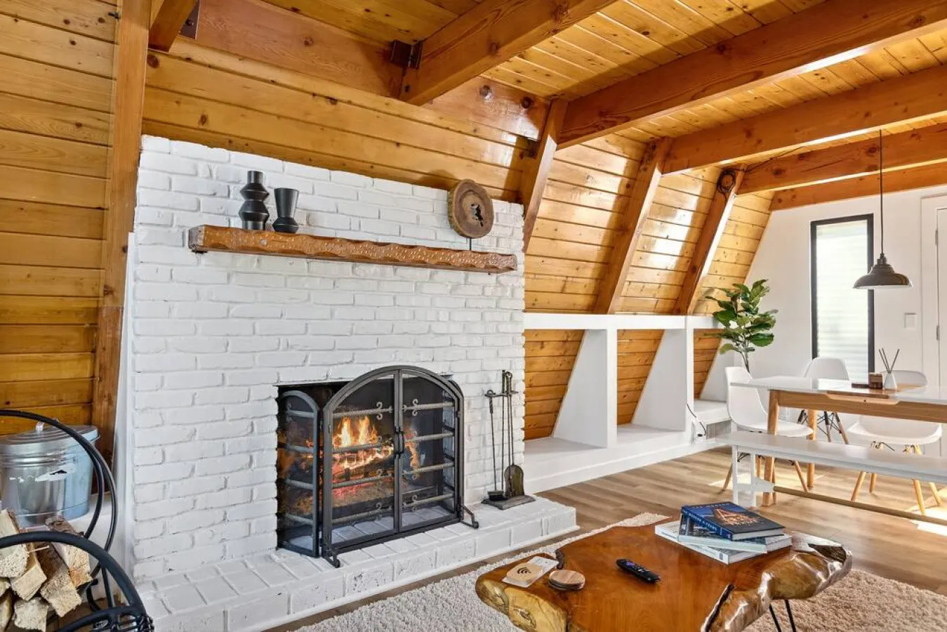 Midnight Chalet A-Frame Spa ~ Fireplace ~ BBQ 13