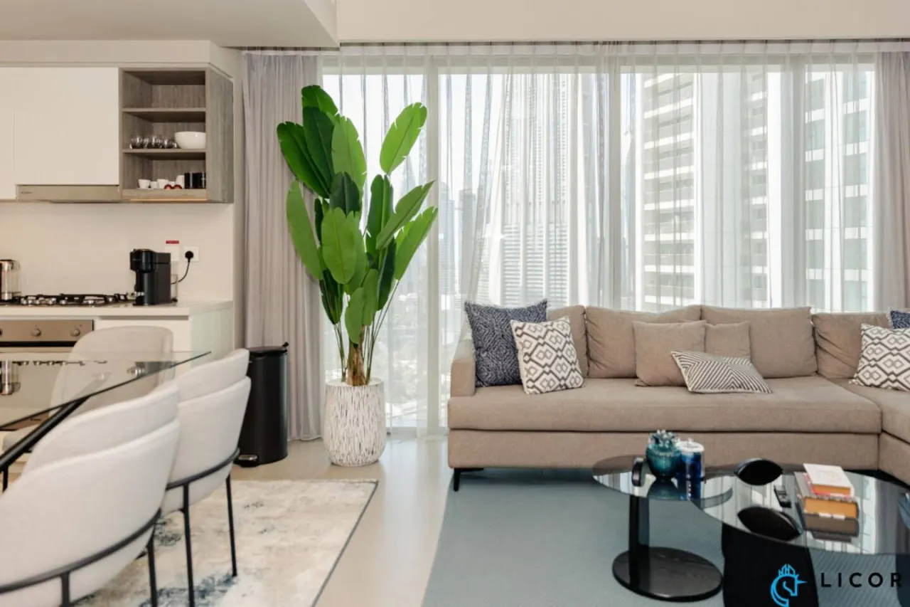 Brand New Modern 2BR Retreat: Walk to Dubai Mall 15