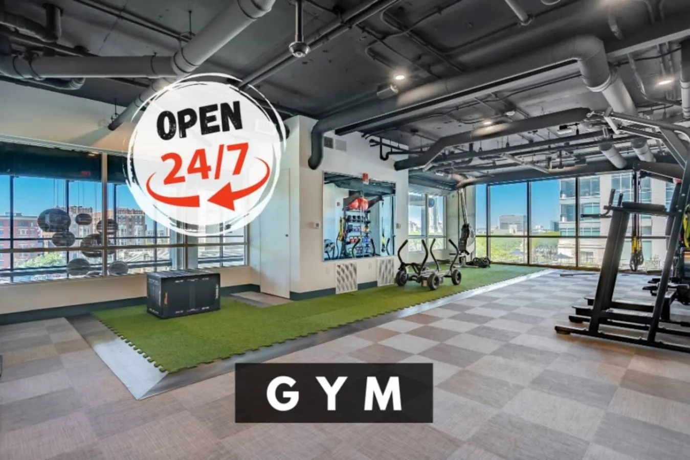 Super Luxury Condo Mass Ave Pool+Gym+Lounge 12
