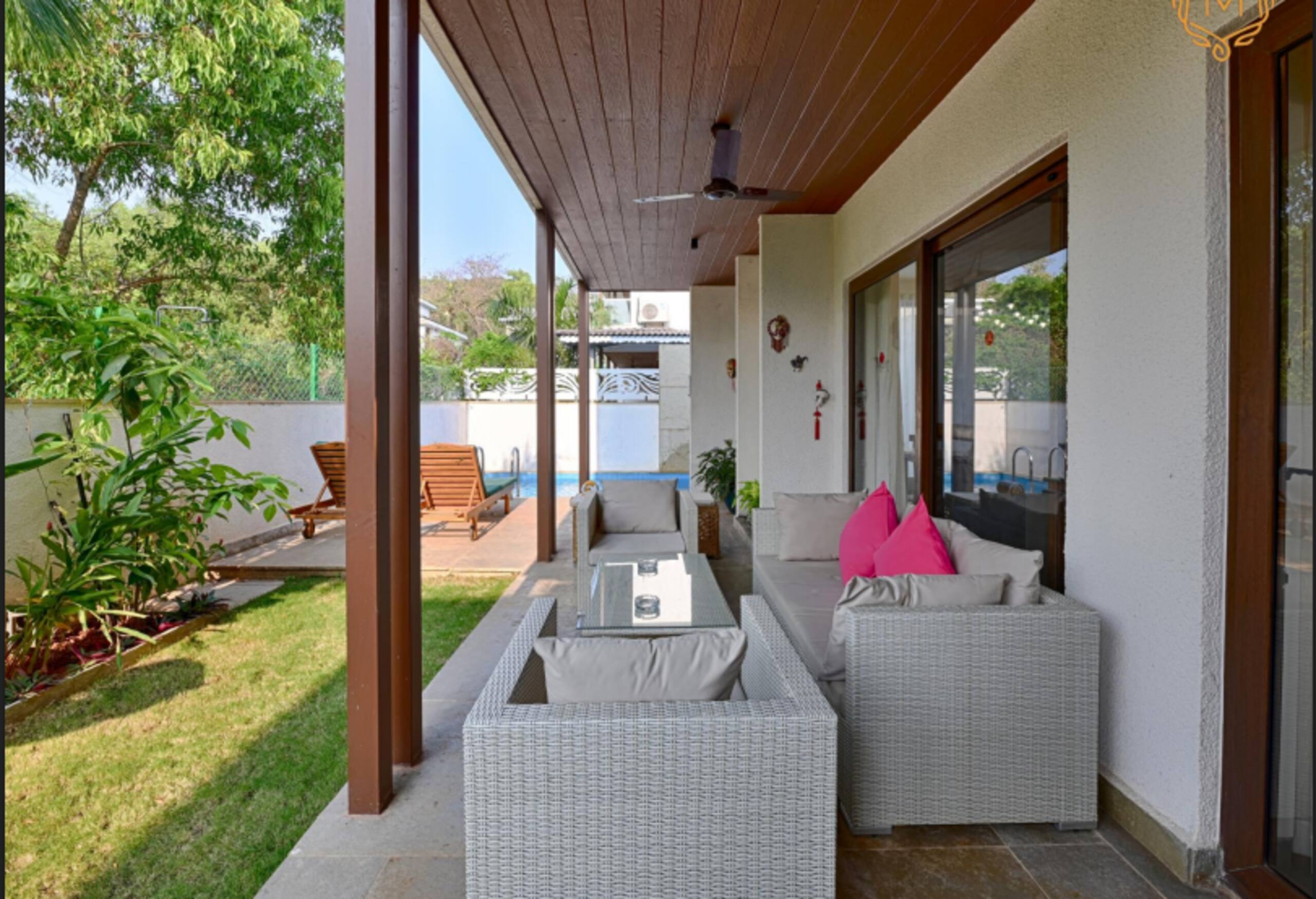 Stunning 4BHK | Pvt Pool | 10 min to Anjuna Beach 25