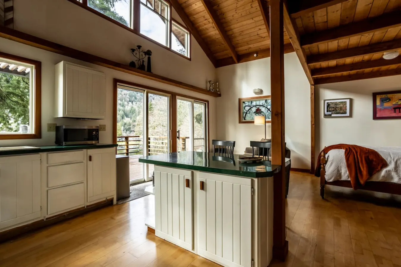 Lakeside Cabin w/ Dock, Boats & Stunning Views 16