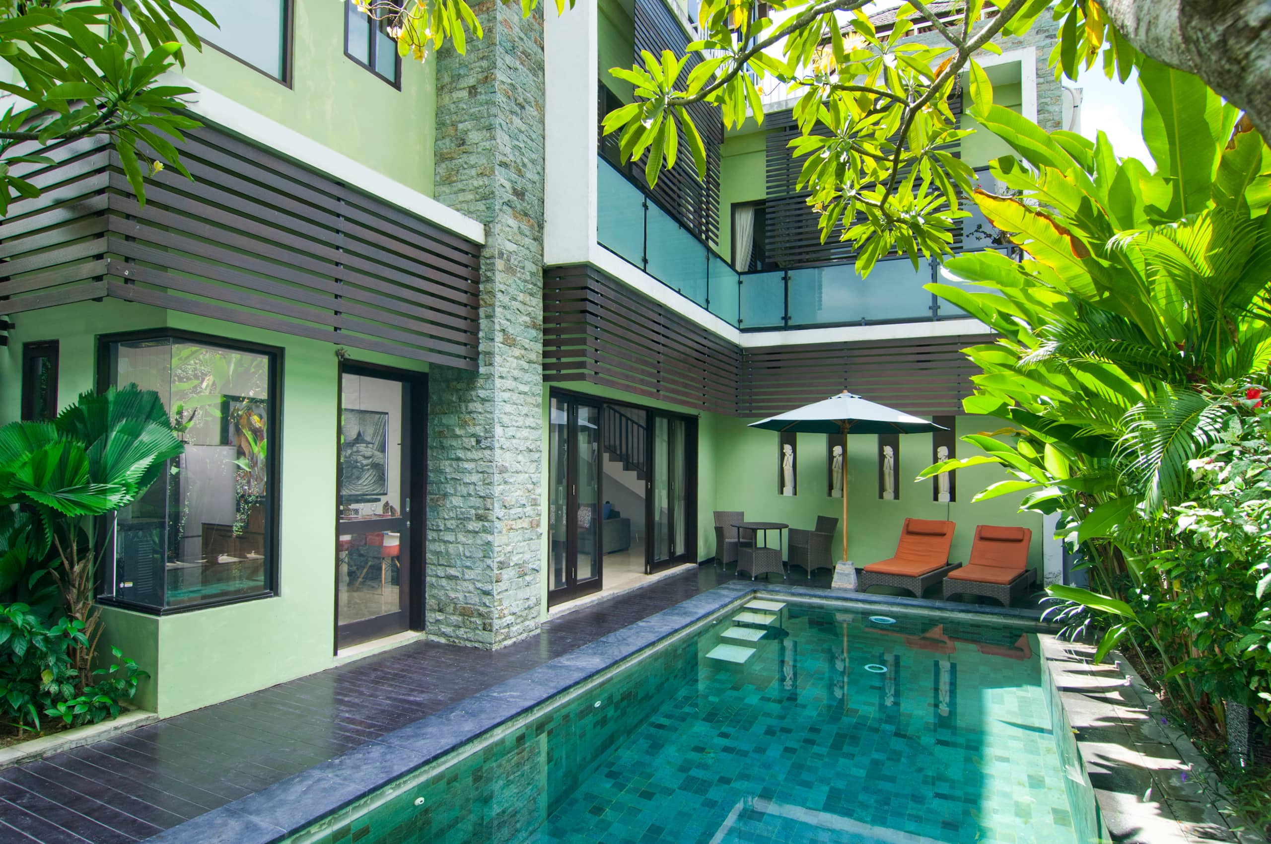 Sunset Rooftop 2BR Pool Villa Central, Seminyak