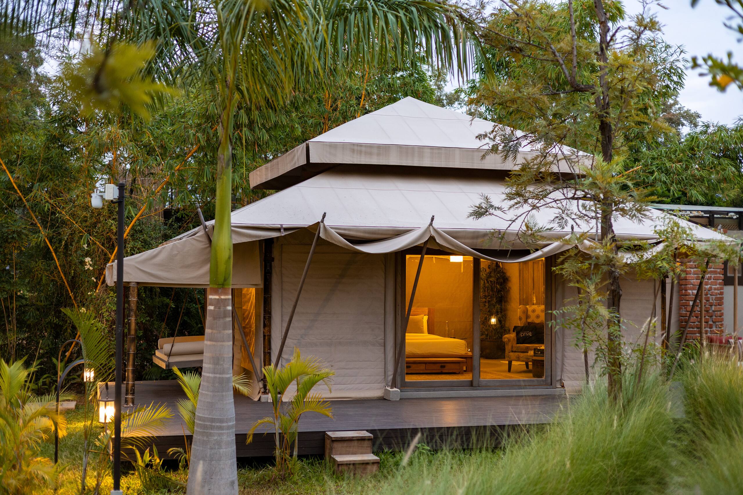 Luxury Tent | Shared Pool, Garden & Gazebo