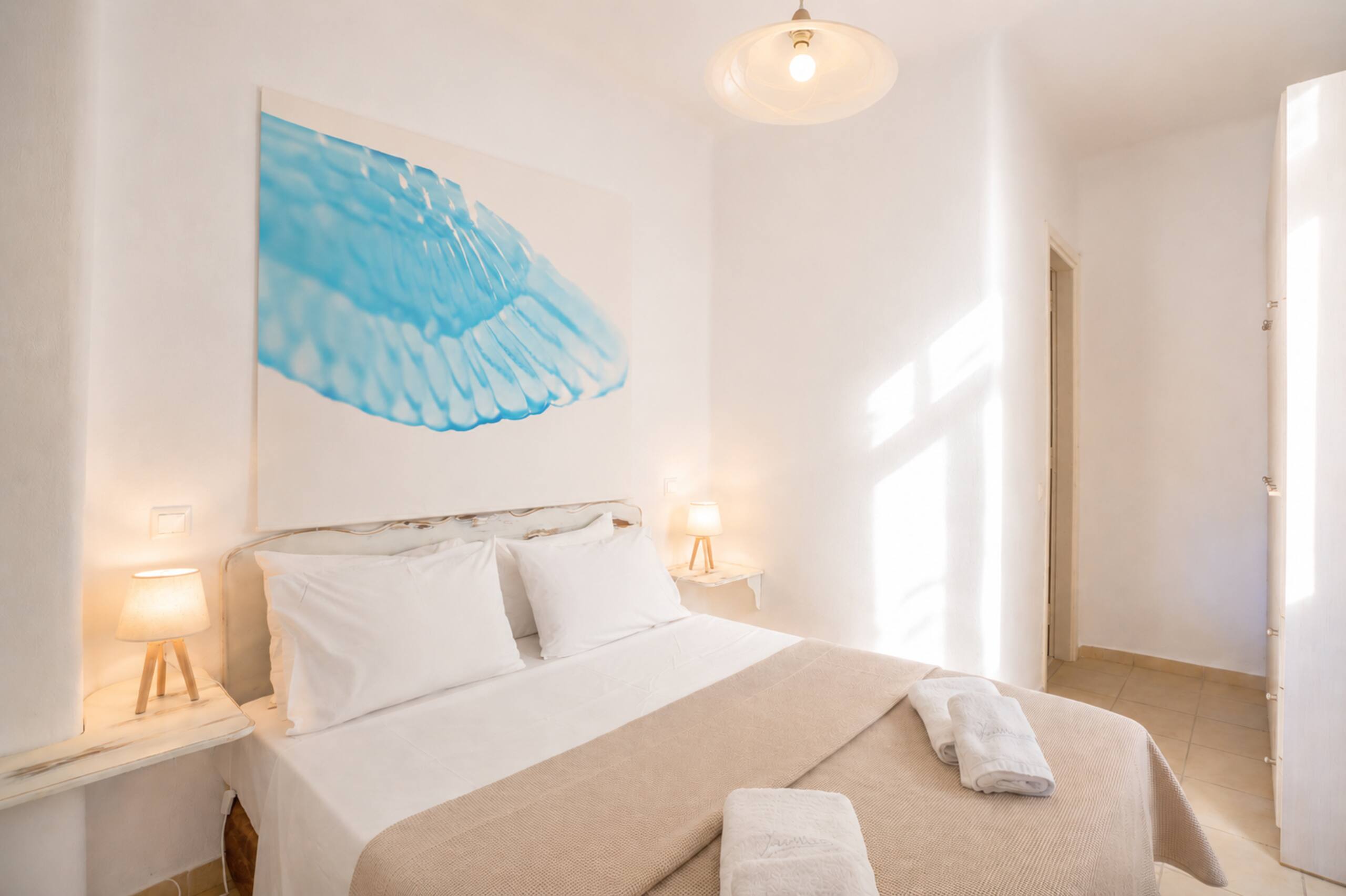 Family 2BR Sea View Apt | Shared Pool Panormos 18