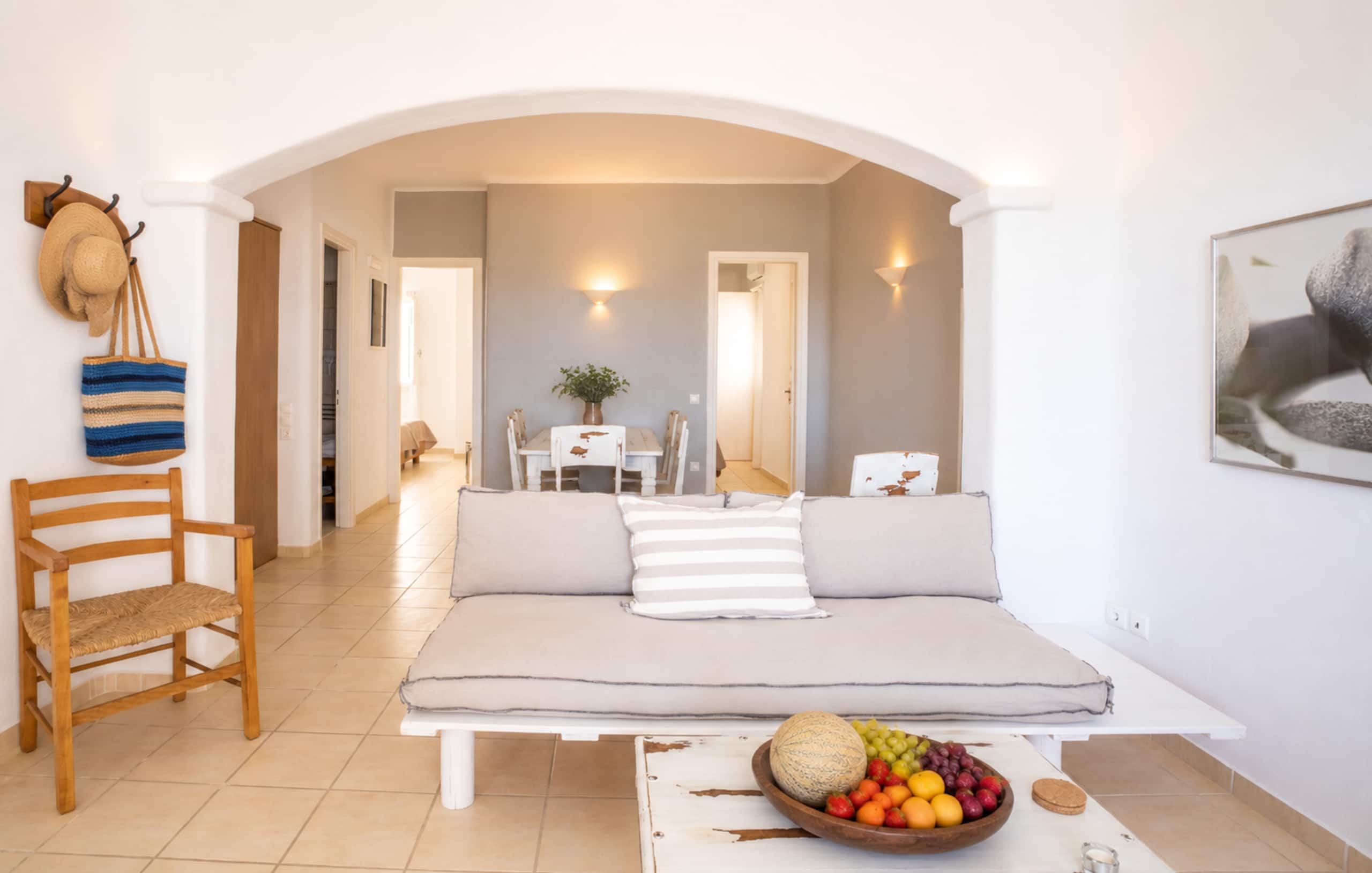 Family 2BR Sea View Apt | Shared Pool Panormos 6