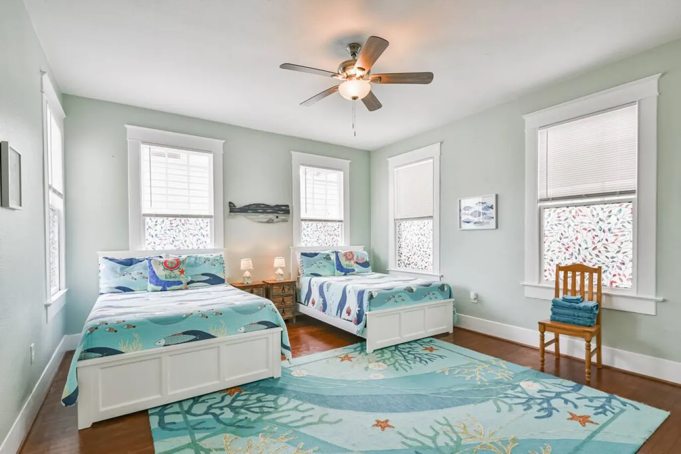 Coastal Blue Cottage is Steps to Beach and Seawall 14