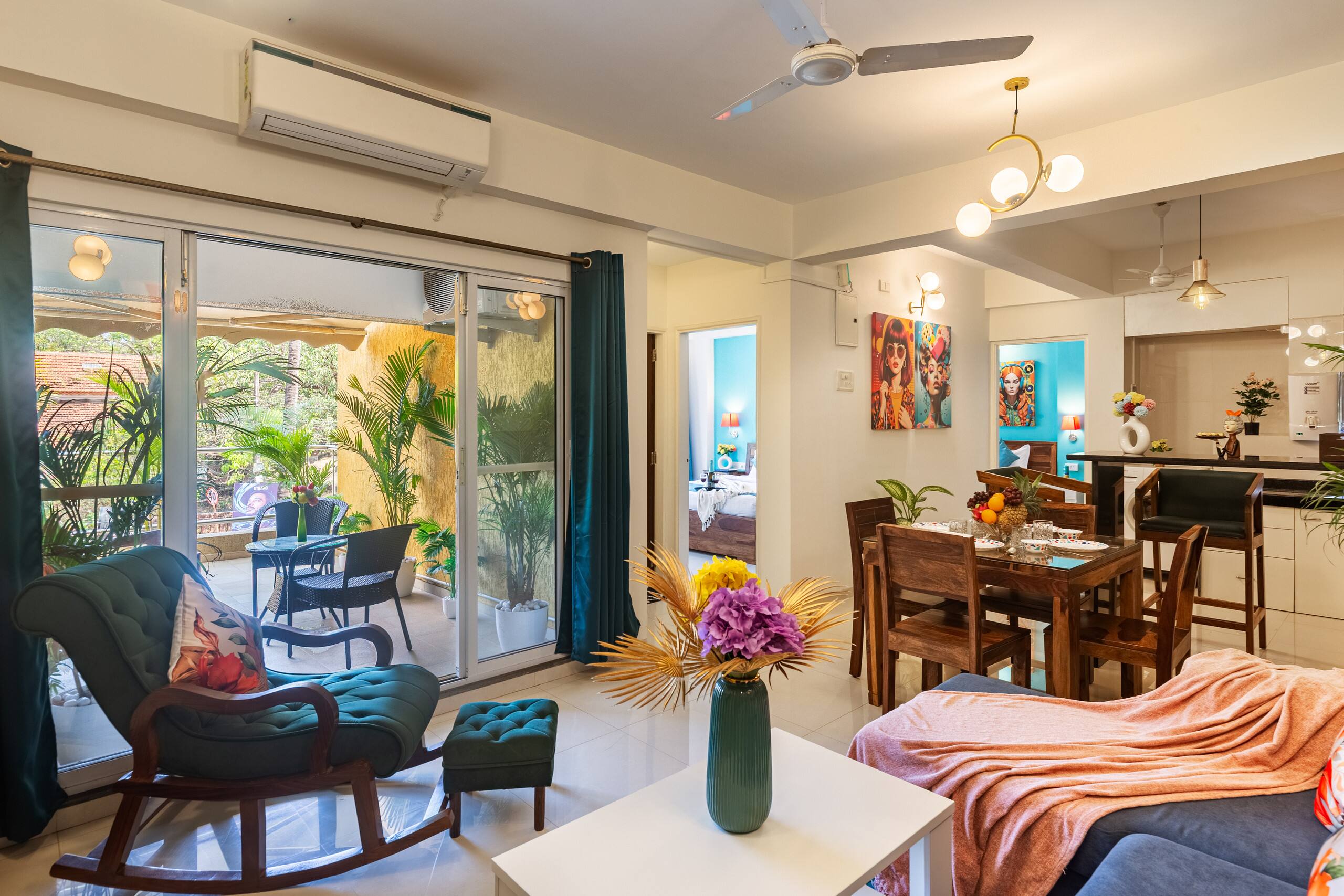 Flora by AlohaGoa: 2BHK Apartment-Anjuna Vagator