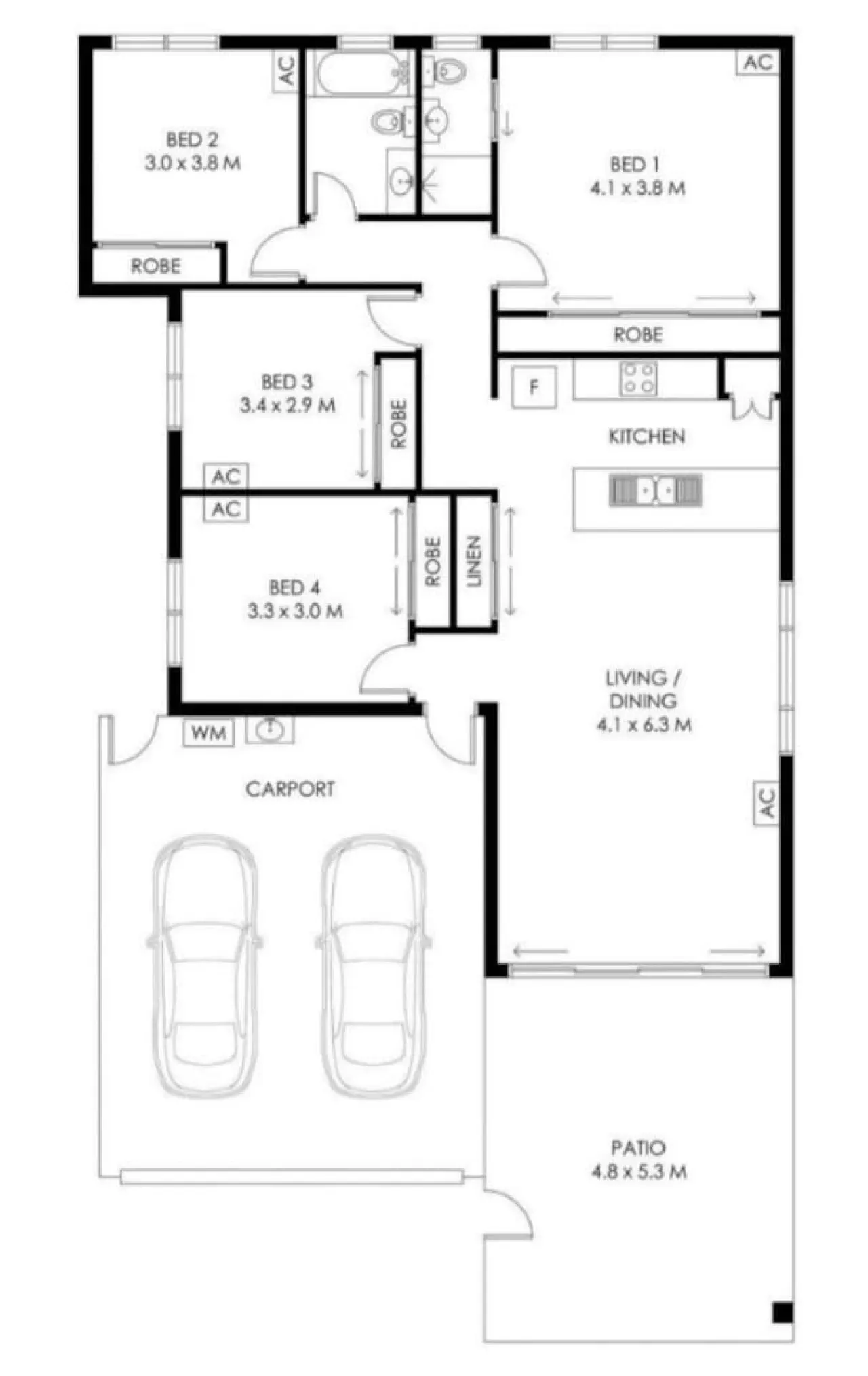 Zen Courtyard: garden - patio - garage 16