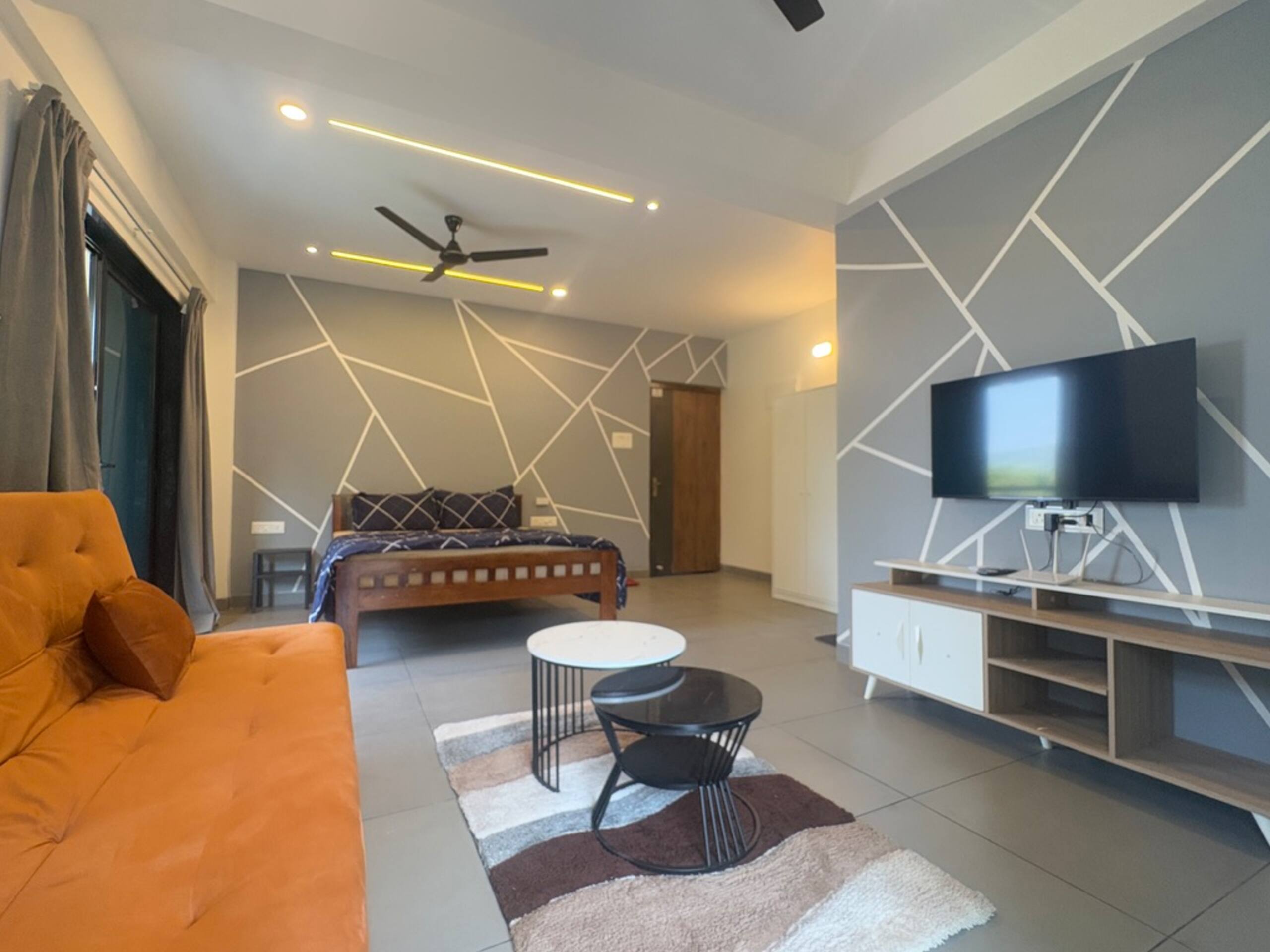 Modern Studio Retreat with Balcony 2