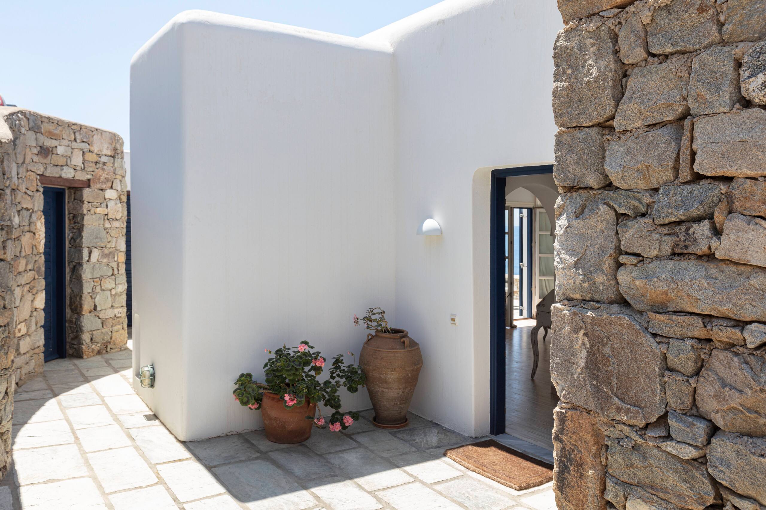 Villa with private pool, steps from Elia Beach 36