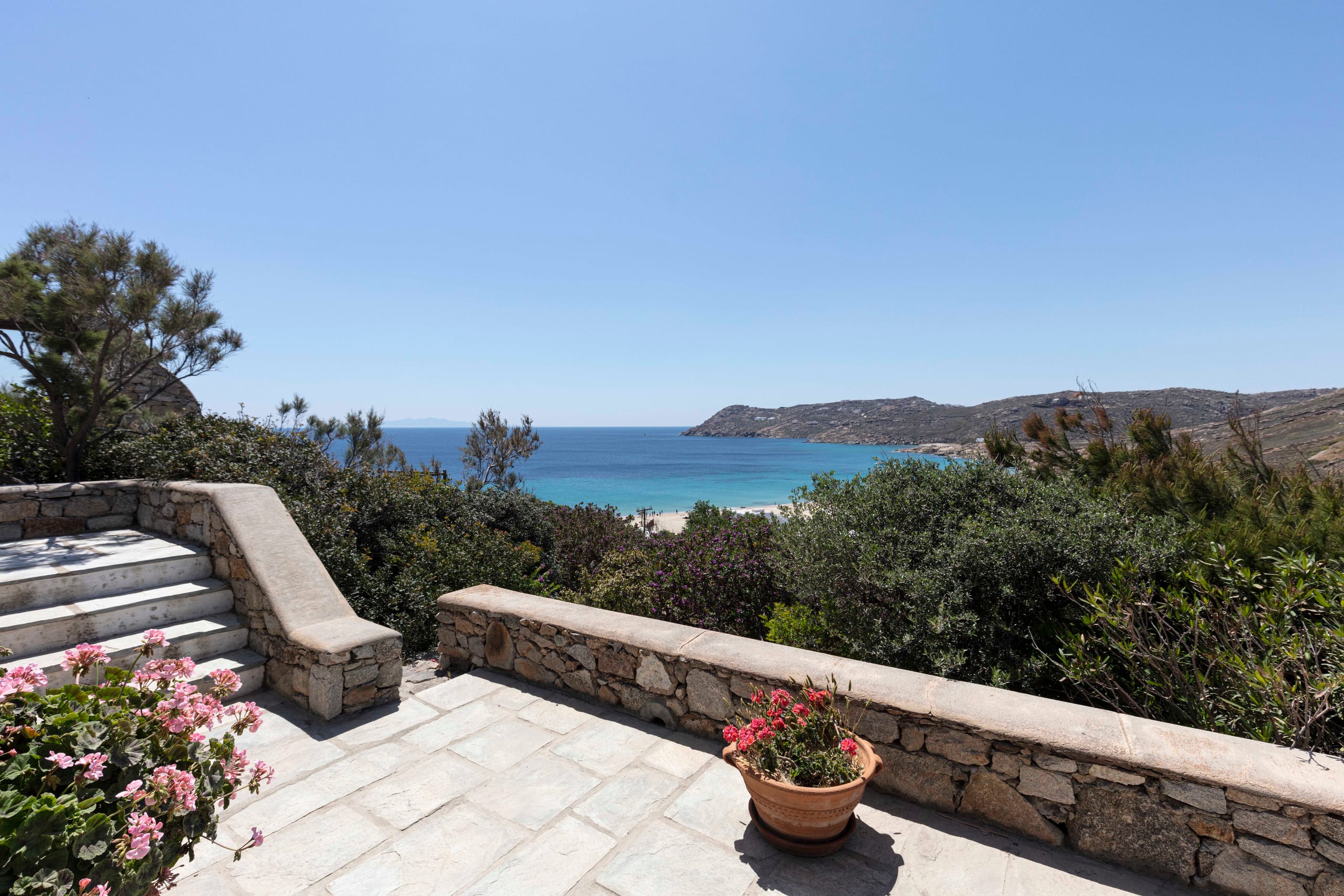 Villa with private pool, steps from Elia Beach 31