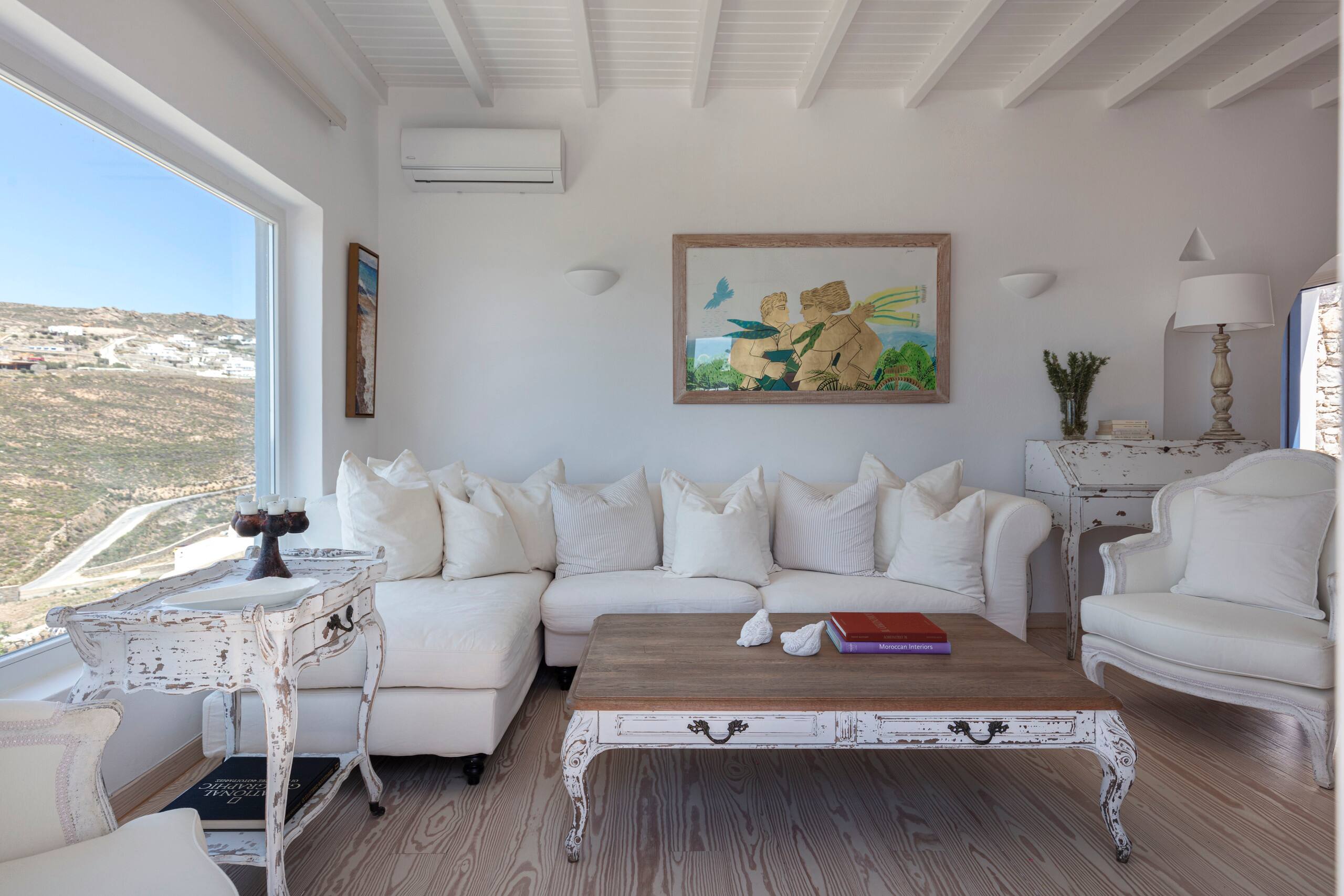 Villa with private pool, steps from Elia Beach 8