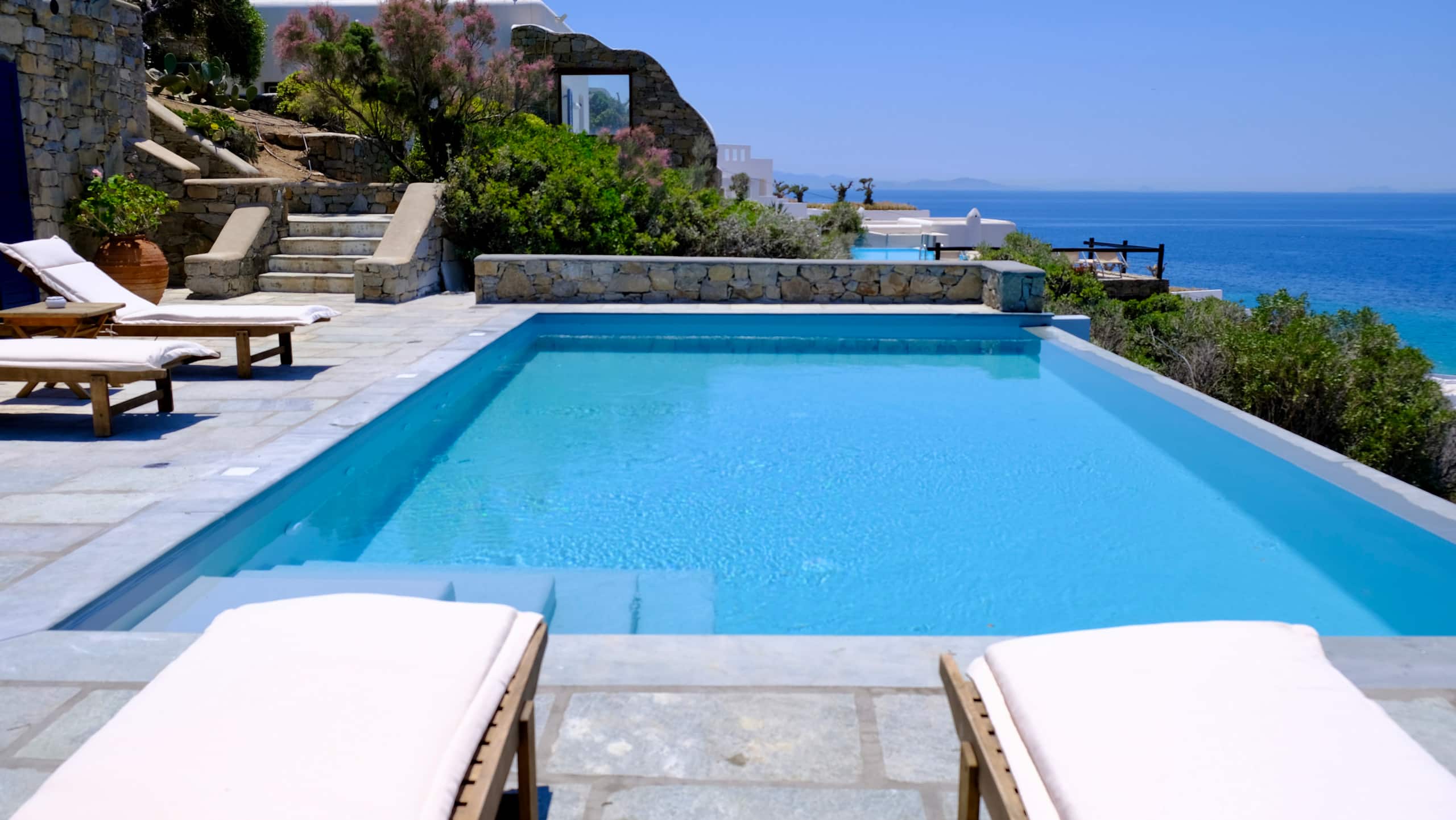 Villa with private pool, steps from Elia Beach — photo 2