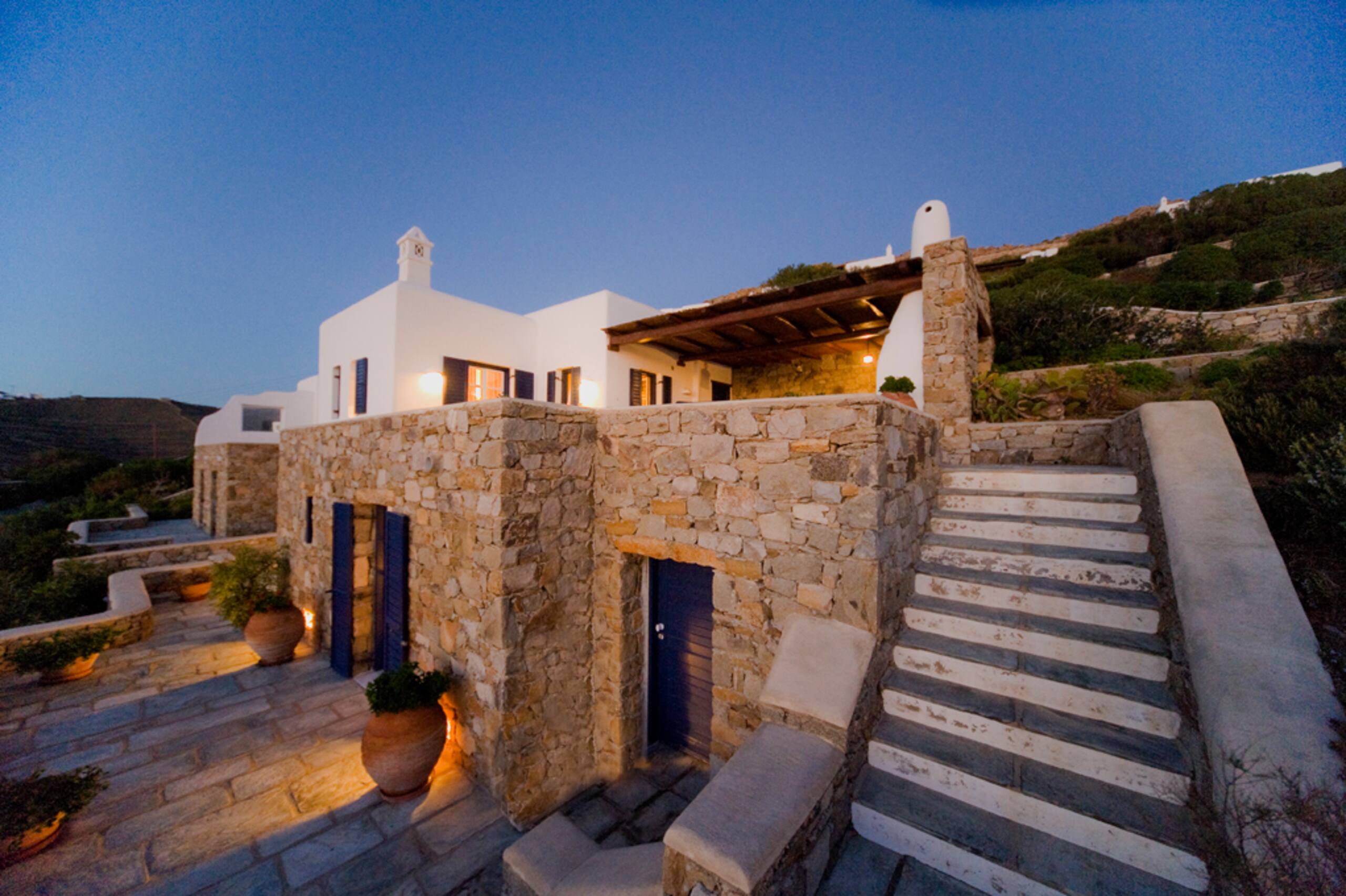 Villa with private pool, steps from Elia Beach 39
