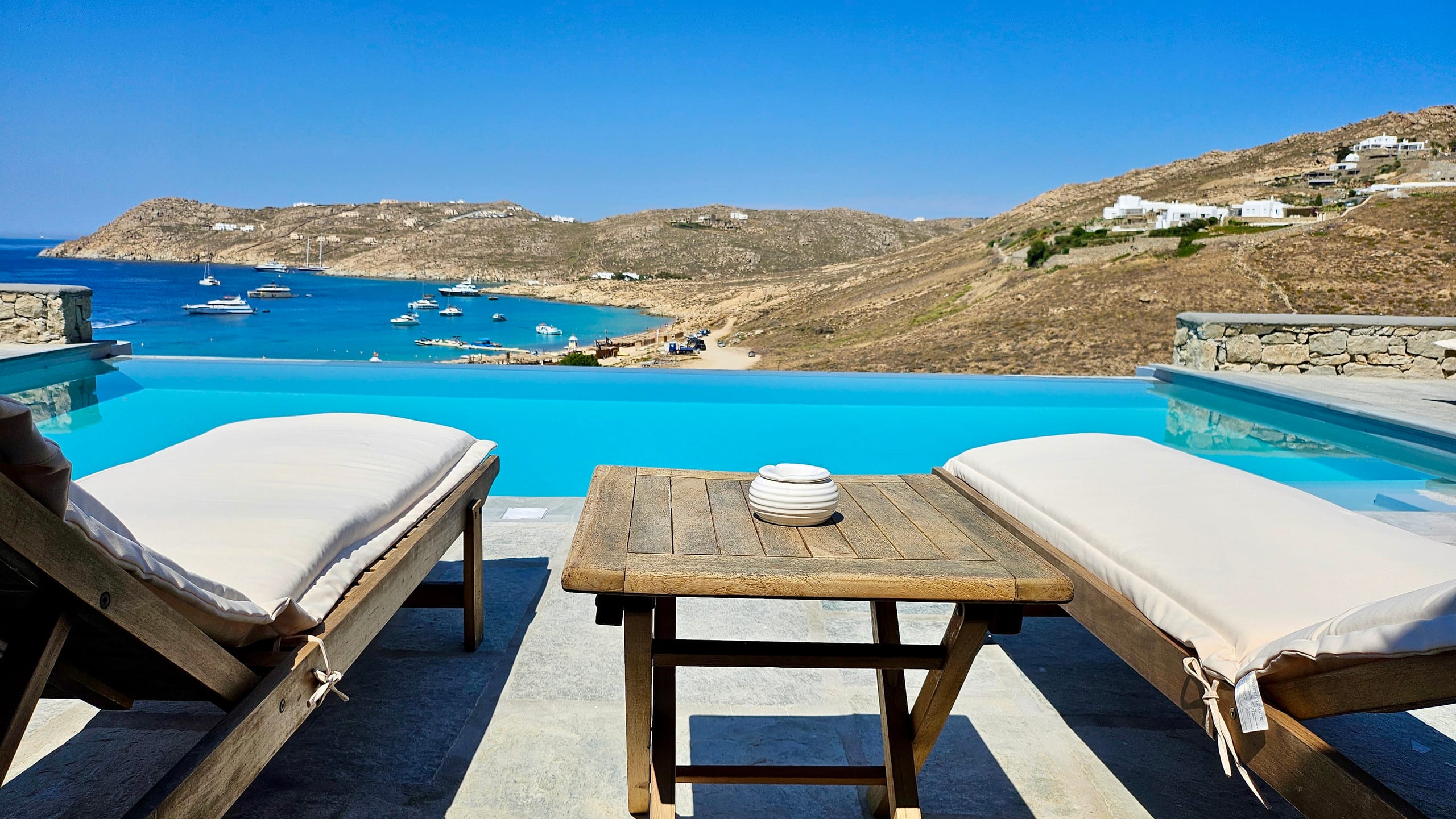 Villa with private pool, steps from Elia Beach 6