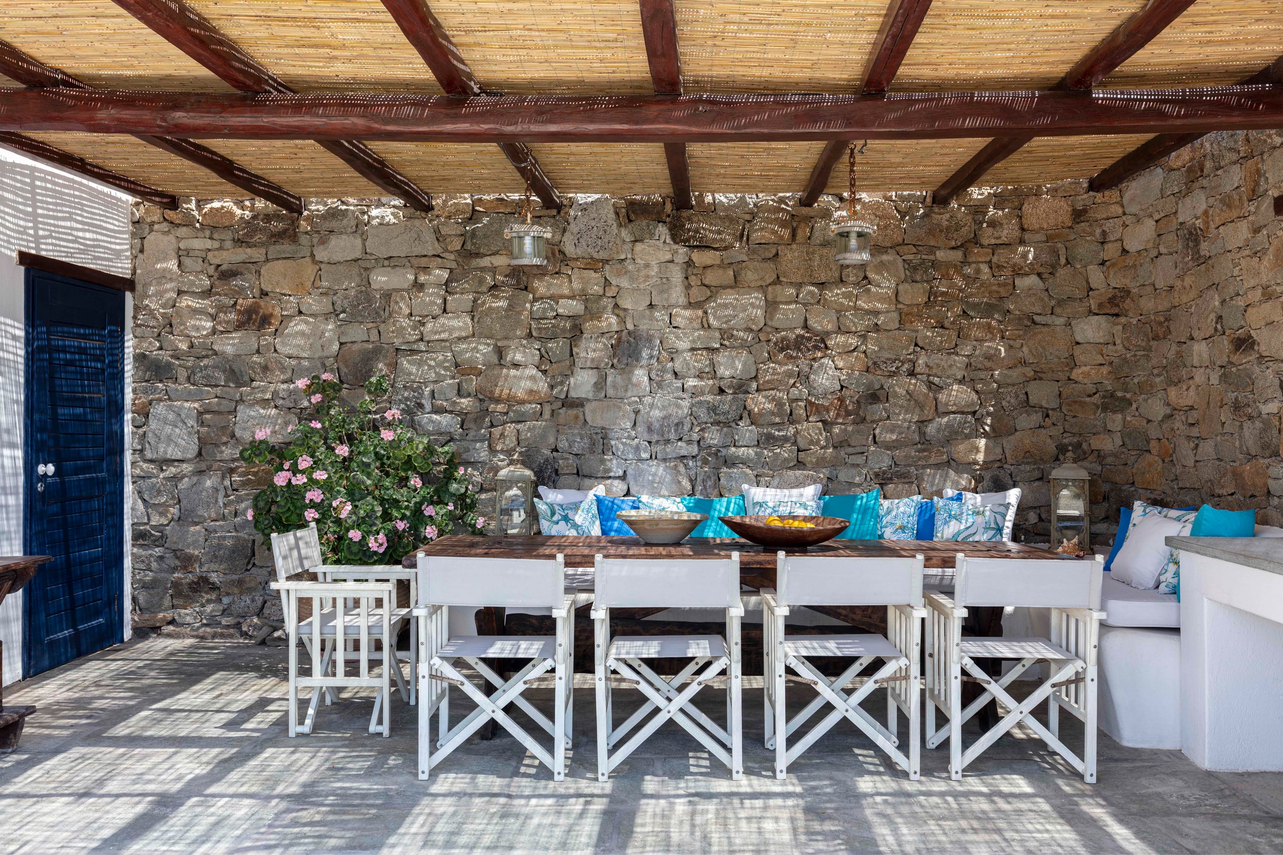 Villa with private pool, steps from Elia Beach 27