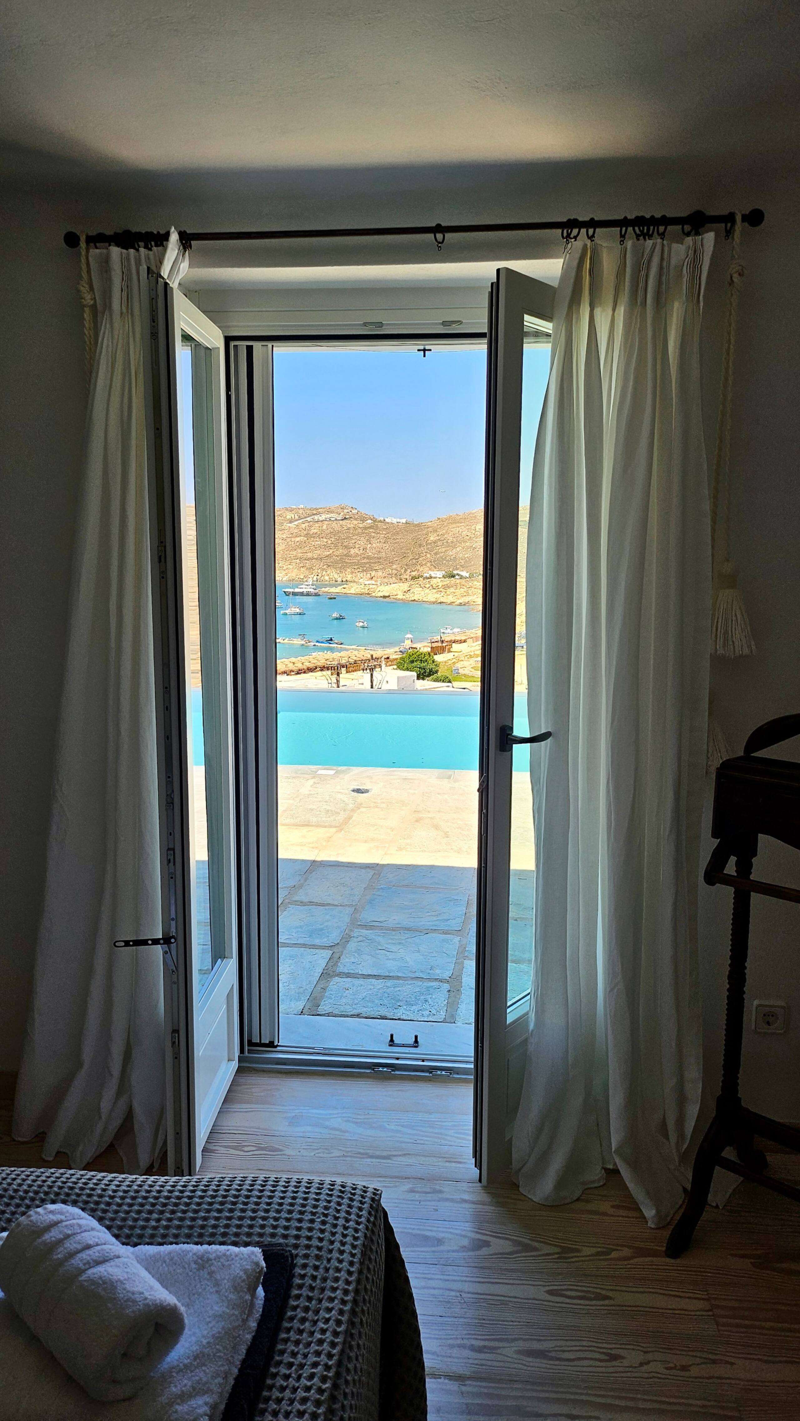 Villa with private pool, steps from Elia Beach 17