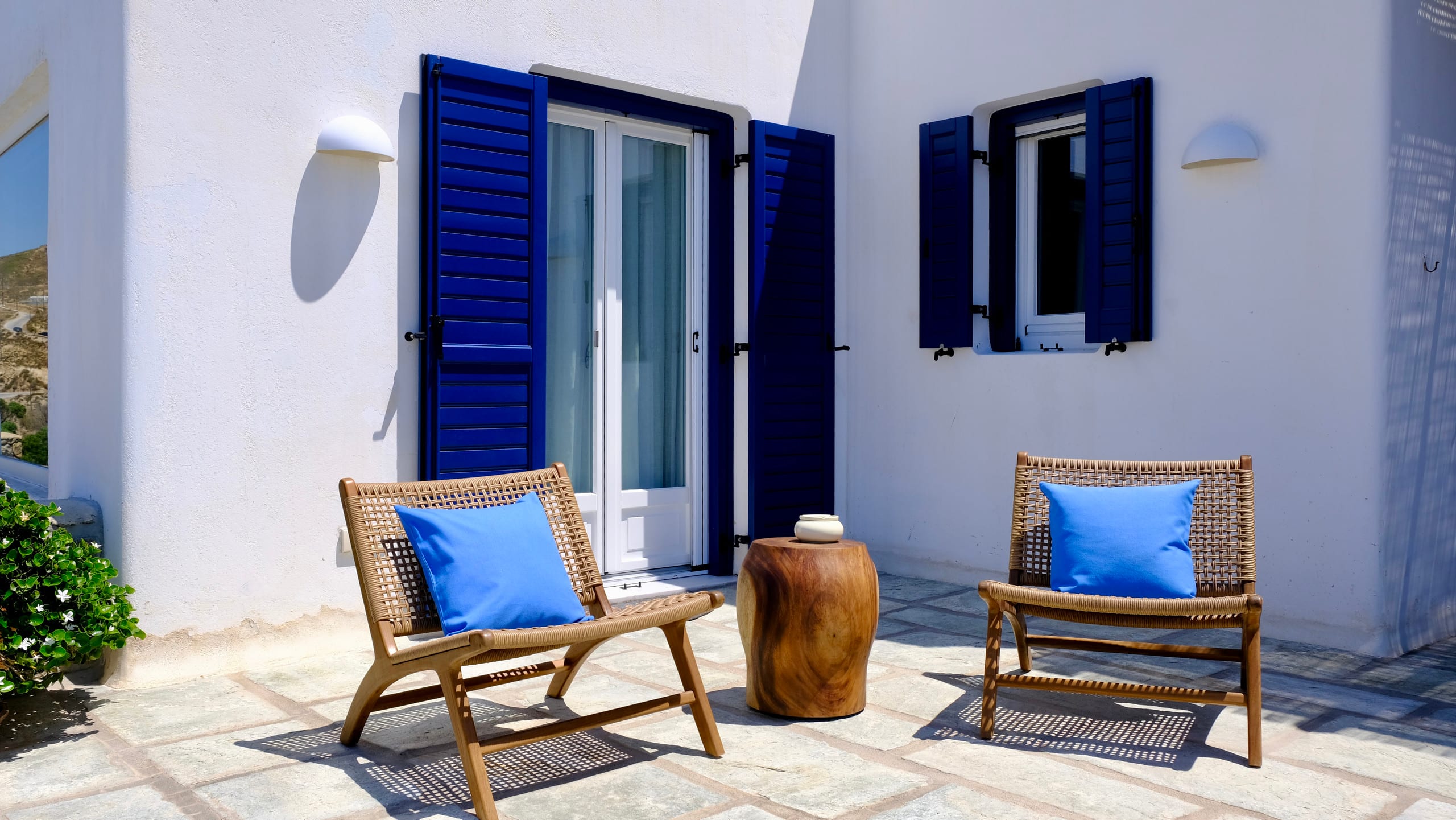 Villa with private pool, steps from Elia Beach 29