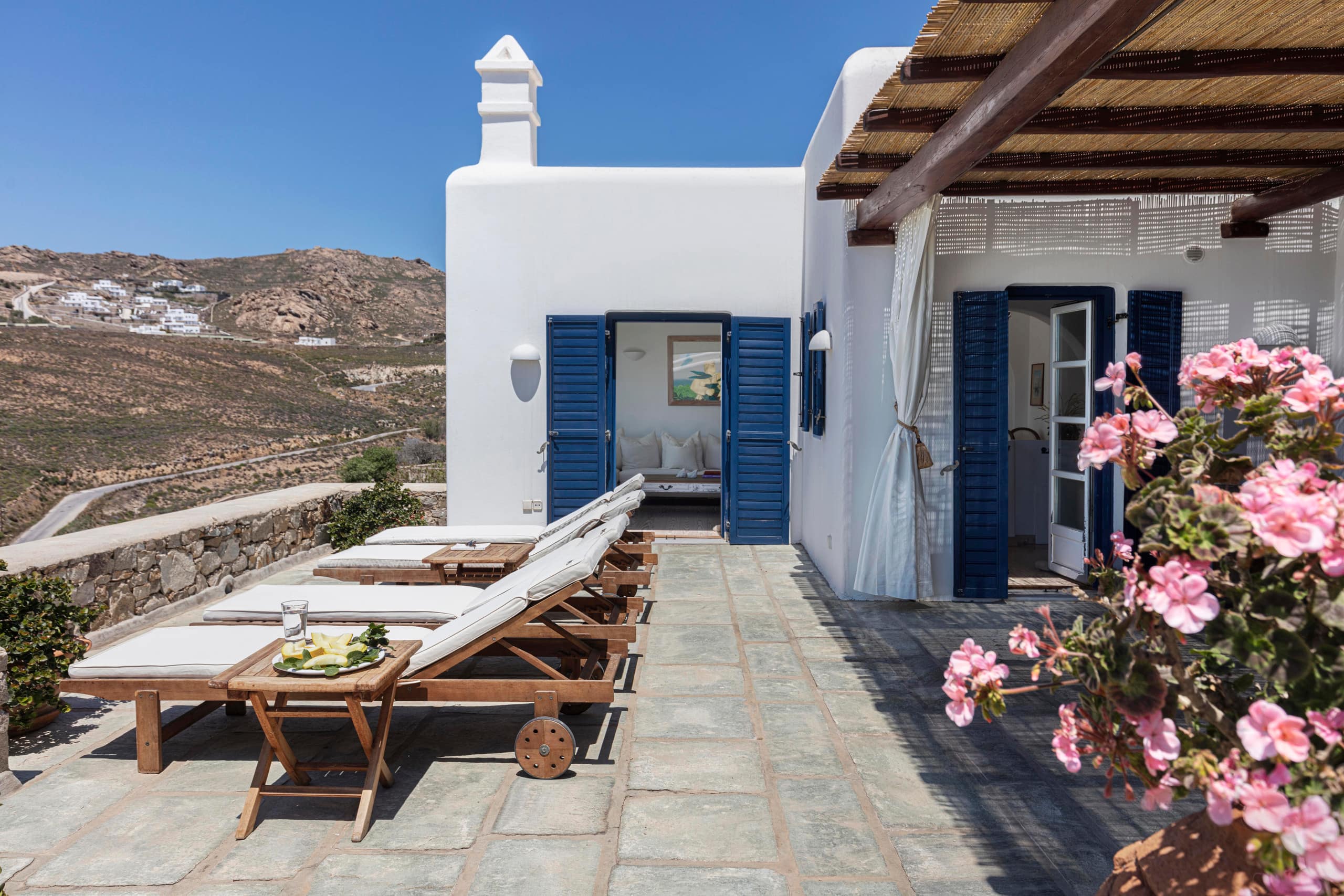 Villa with private pool, steps from Elia Beach 37