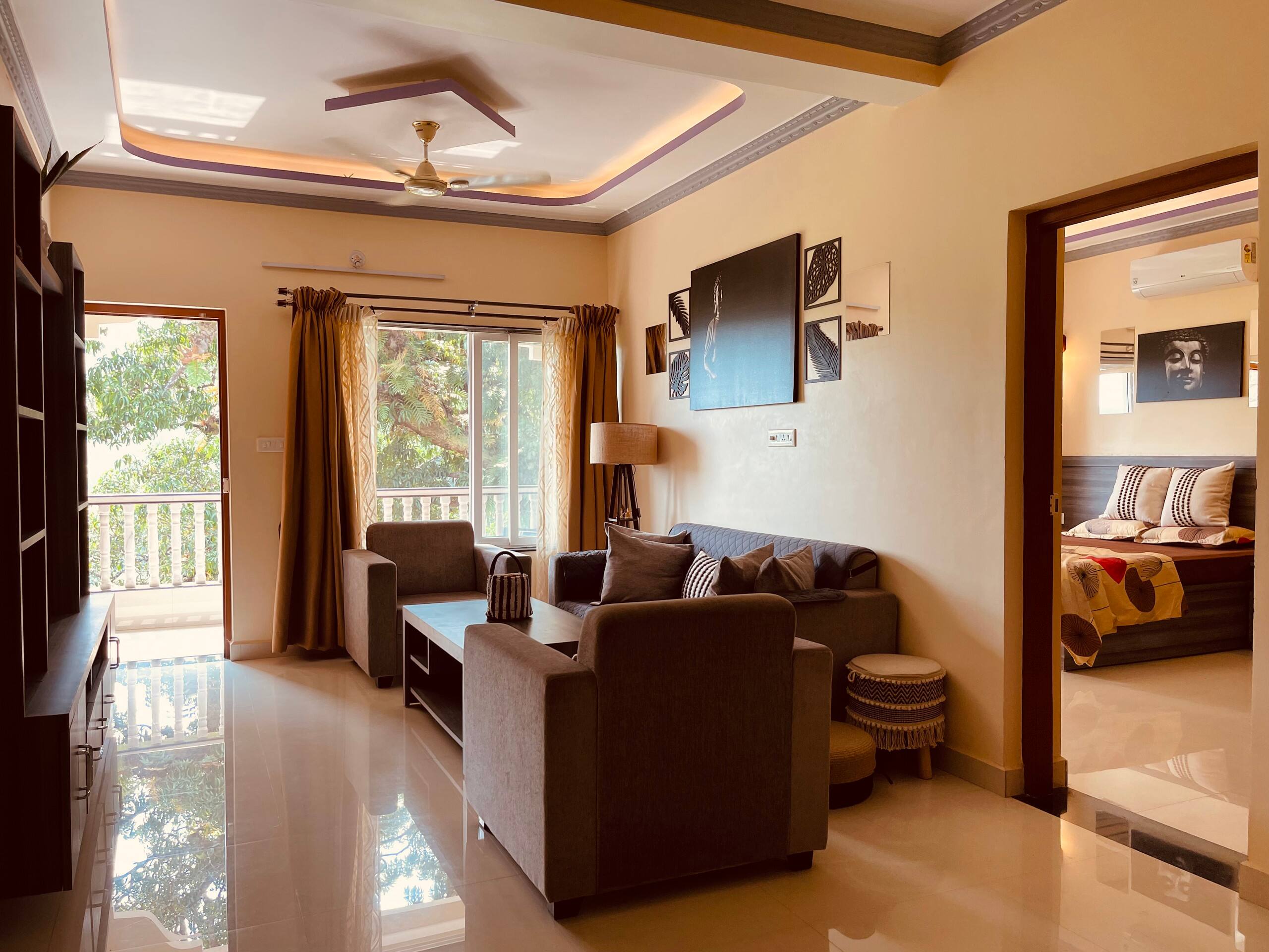 Zen Den : 1bhk with Paddy Views 11