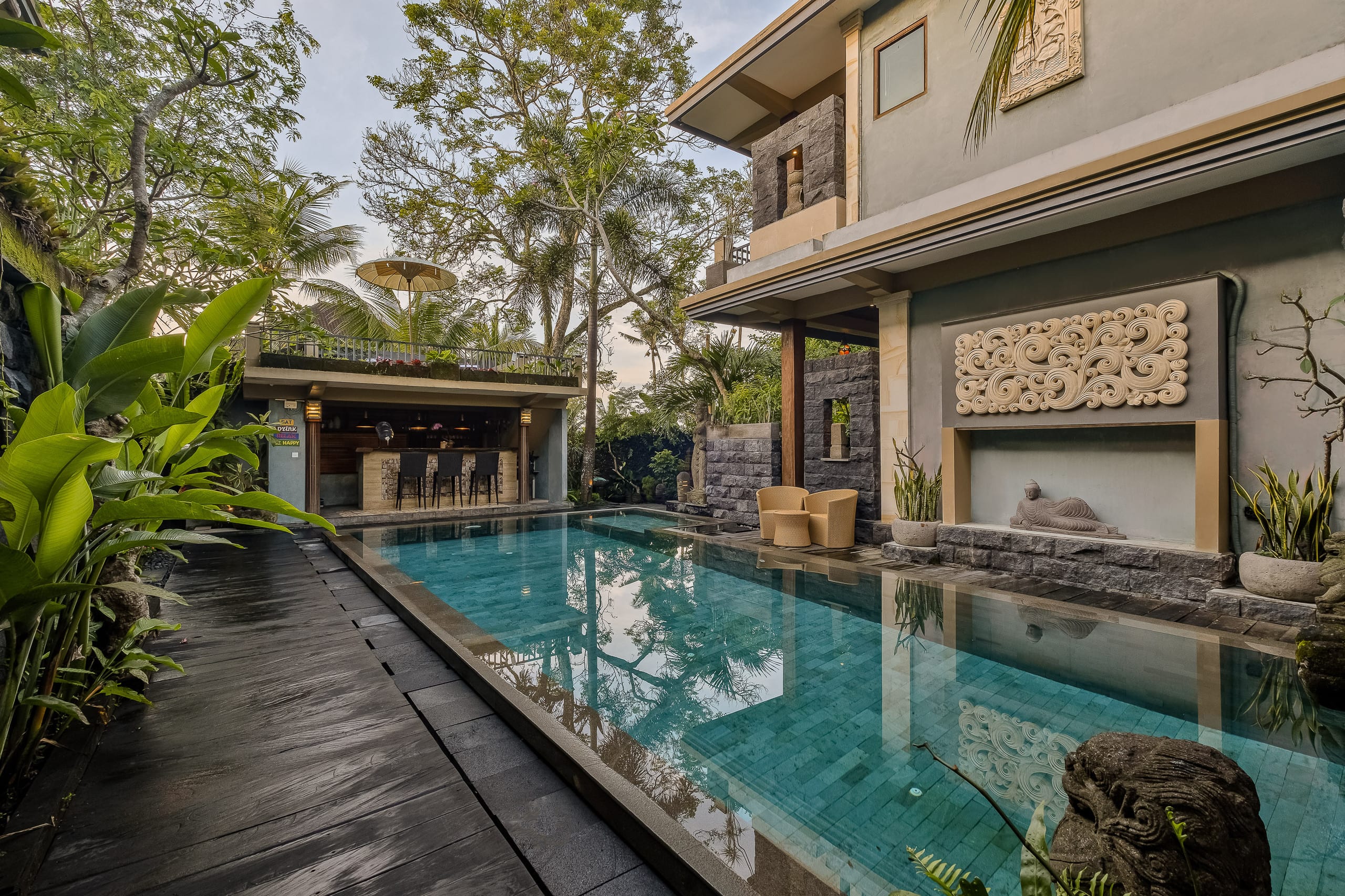 Deluxe Room With Large Pool Near Ubud 31