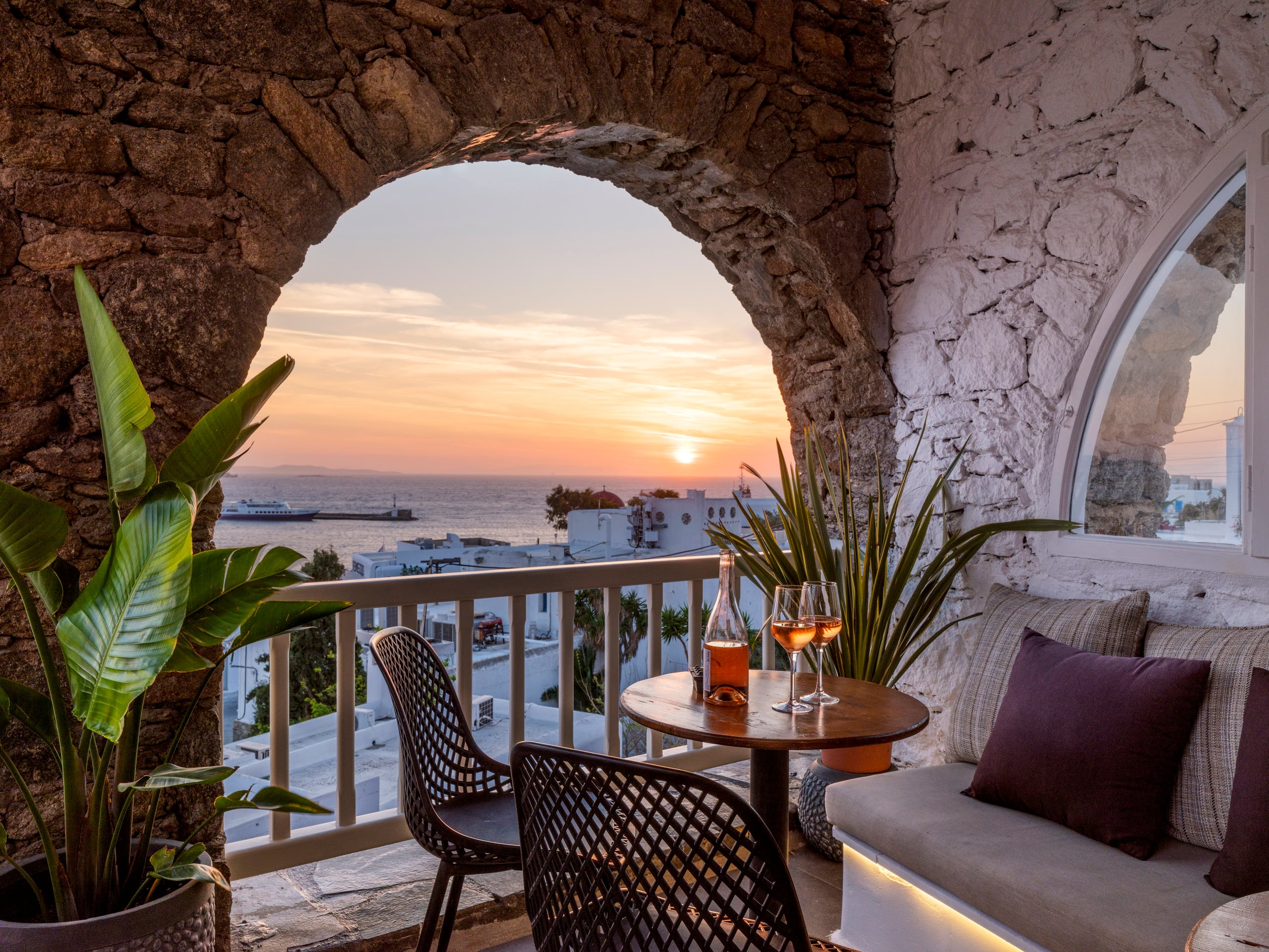 Yalos hotel Mykonos town Sea & Sunset view 30