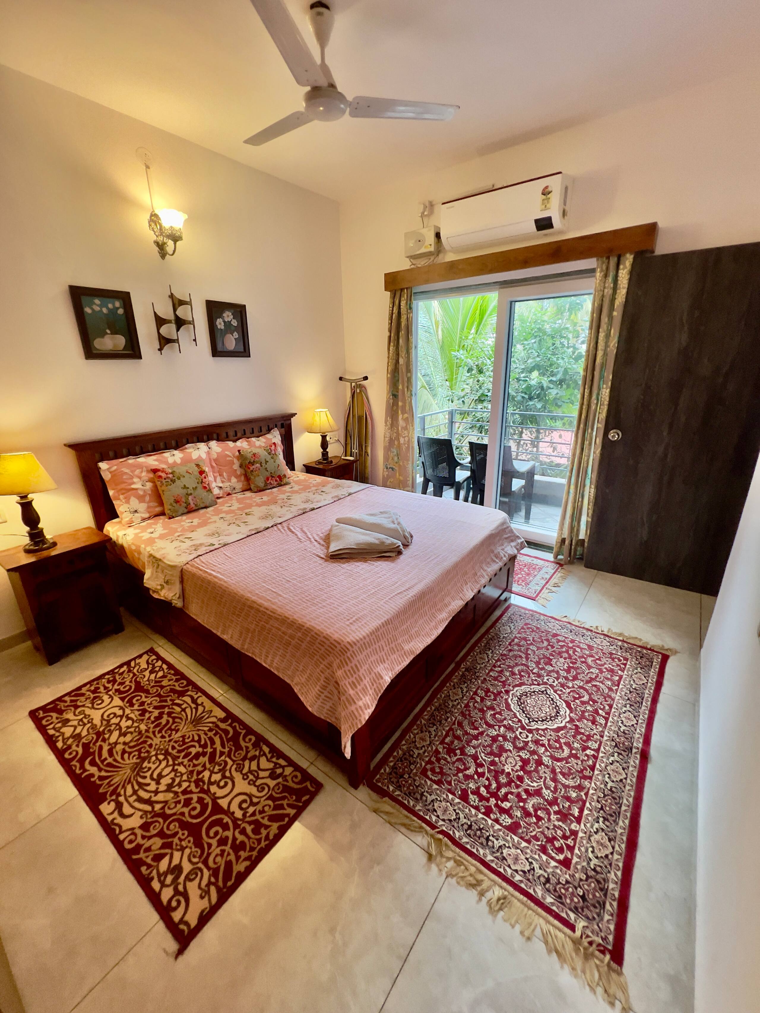 The Cider Goa B |1BHK FullyAC Sleeps 4| Beach3min 2