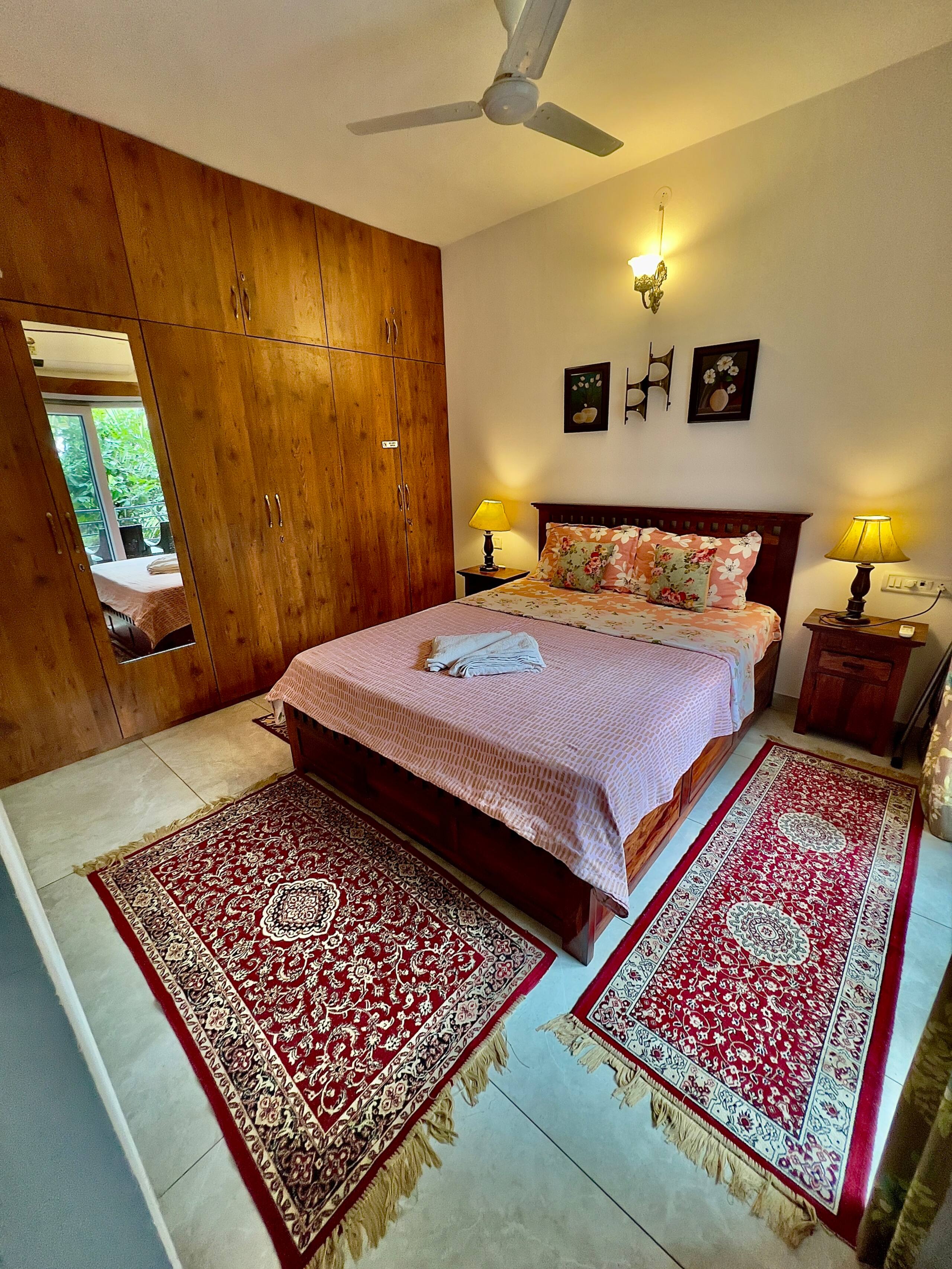 The Cider Goa B |1BHK FullyAC Sleeps 4| Beach3min 25