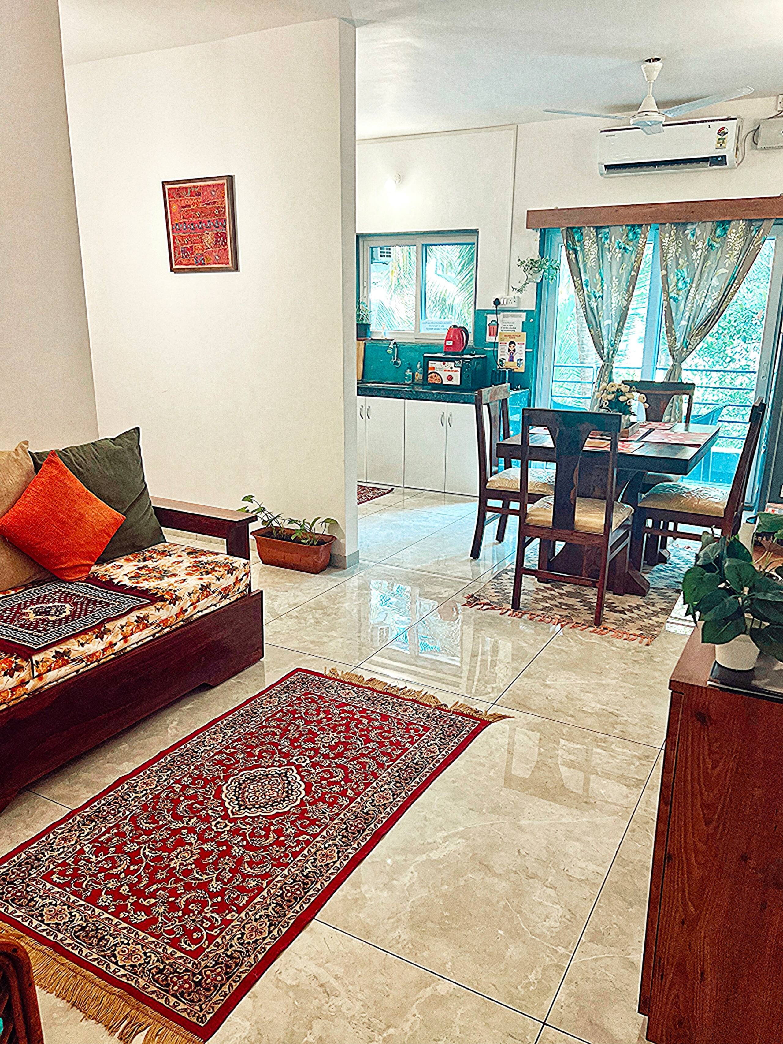 The Cider Goa B |1BHK FullyAC Sleeps 4| Beach3min 1