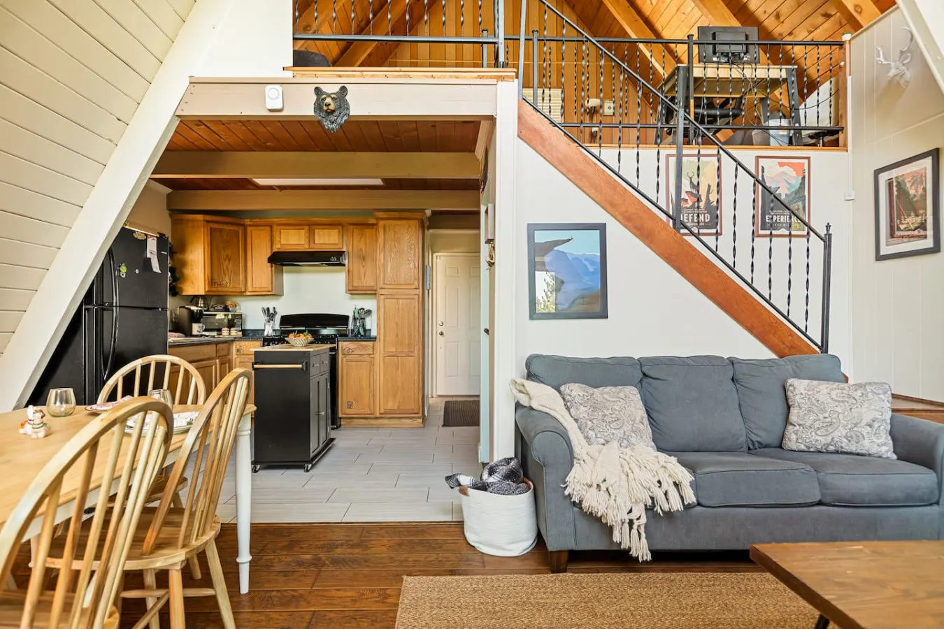 Casa Huntsted A-Frame Cabin near Snow Valley 11